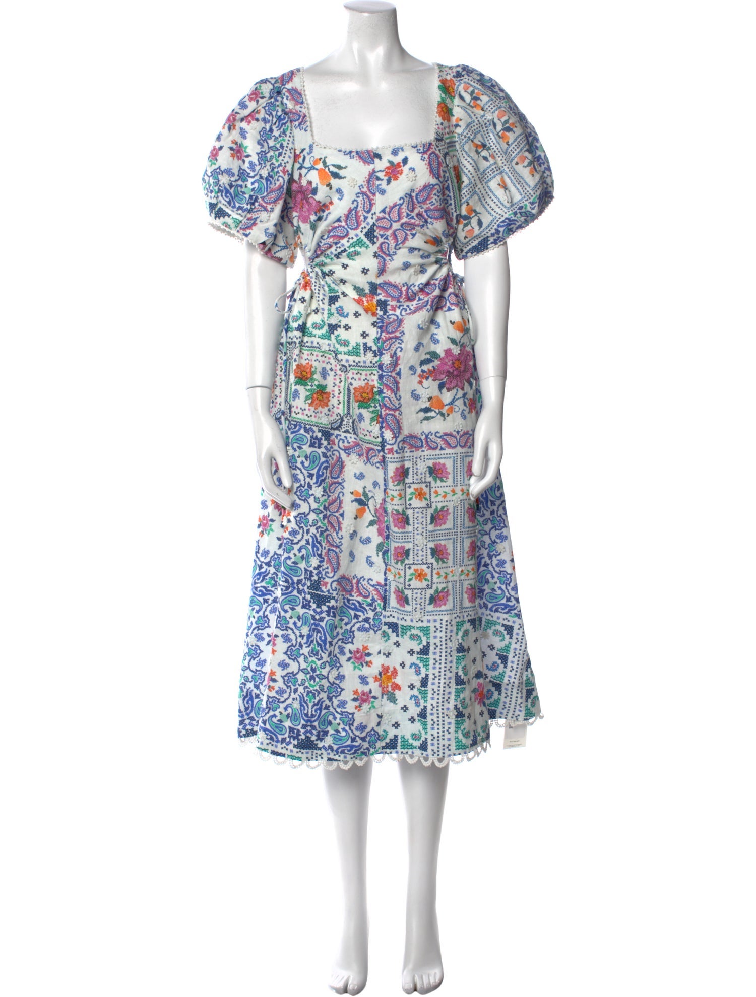 Farm Rio Linen Long Dress