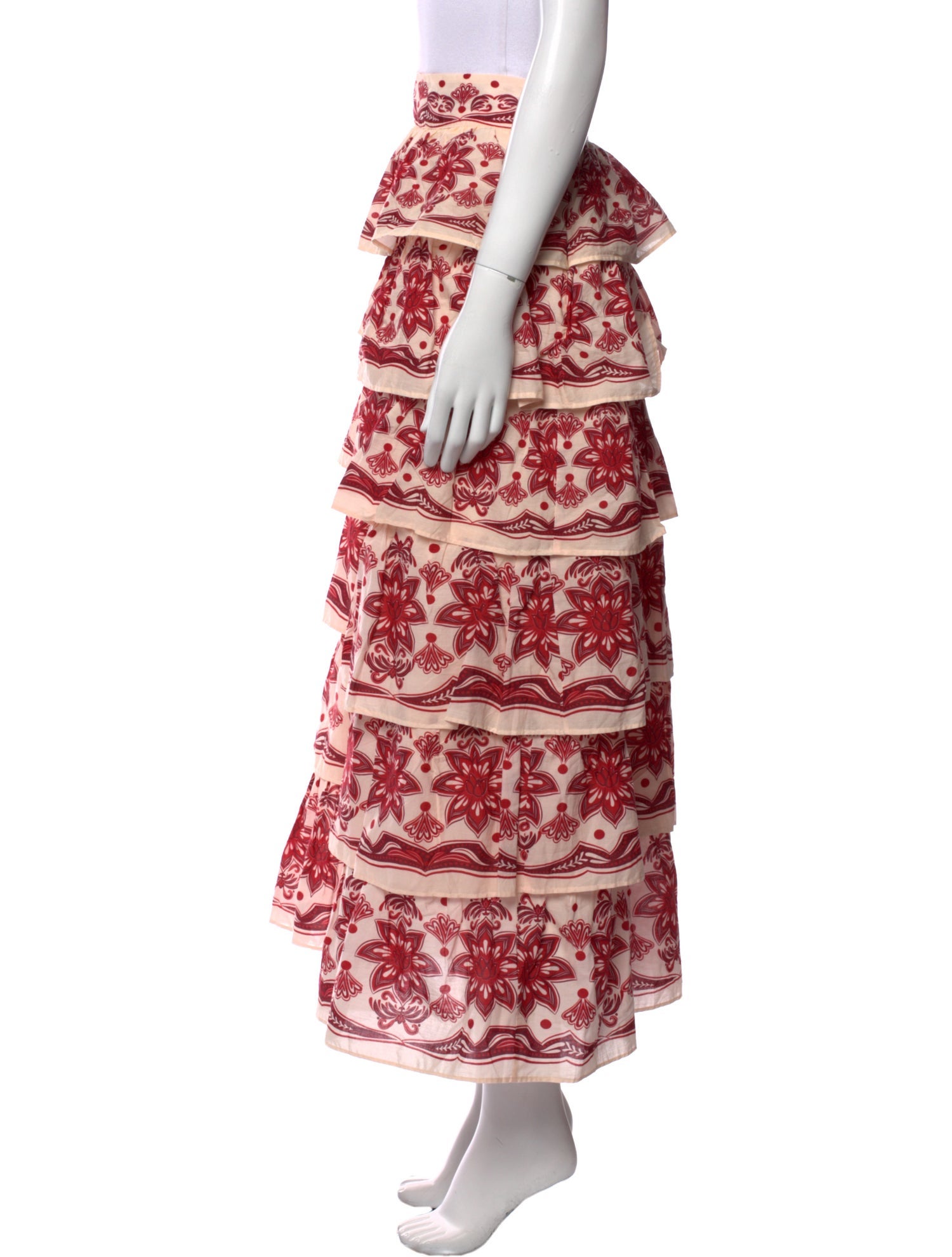 Farm Rio Printed Midi Length Skirt w/ Tags