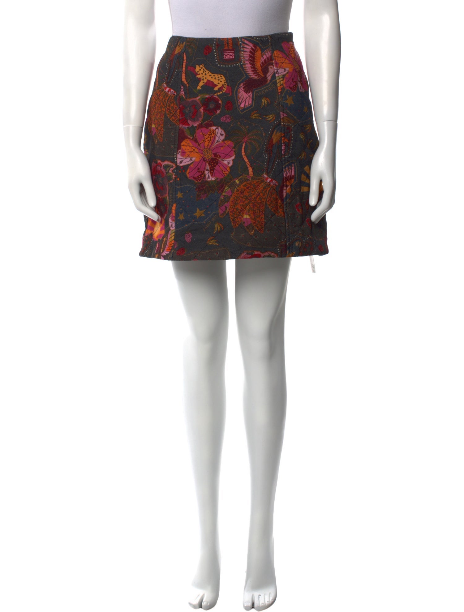 Farm Rio Printed Mini Skirt