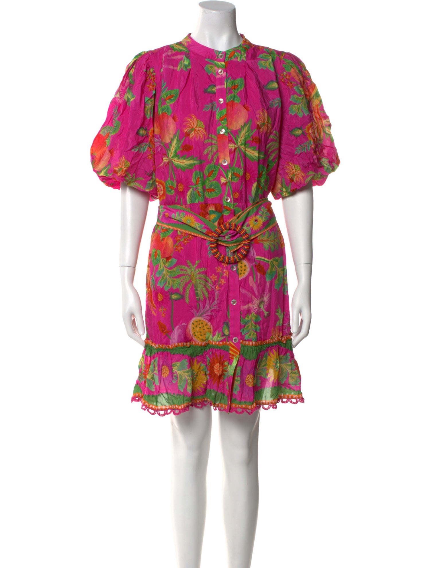 Farm Rio Floral Print Mini Dress w/ Tags