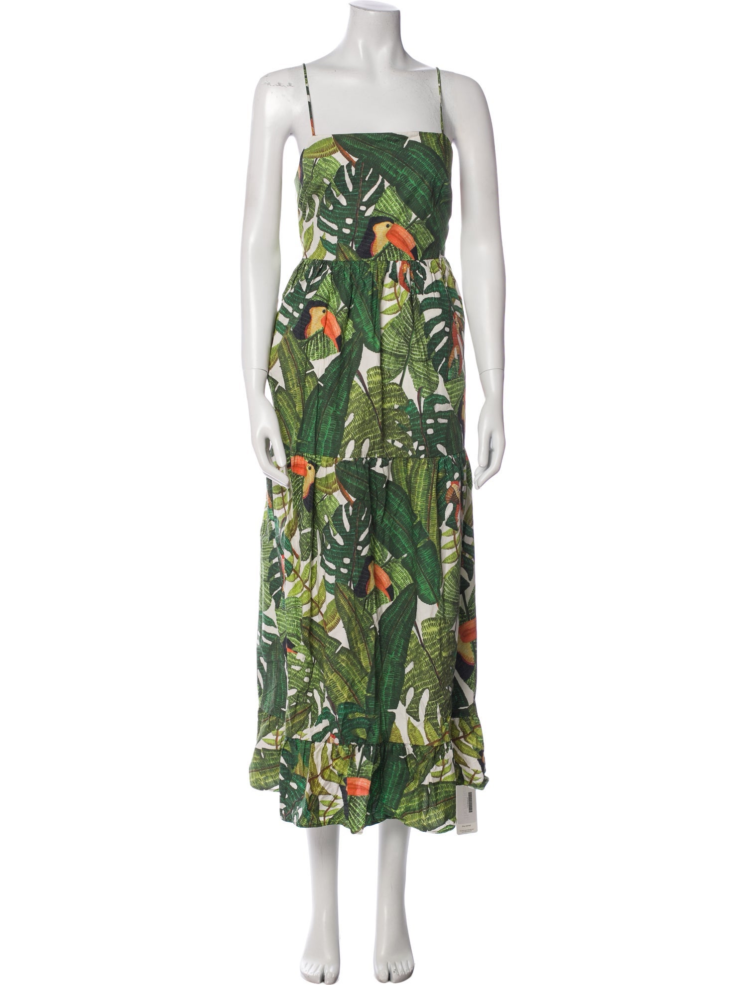 Farm Rio Floral Print Long Dress