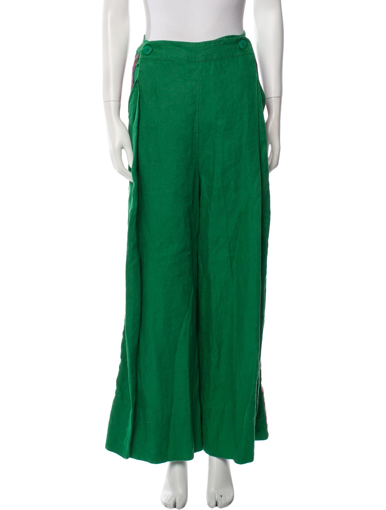 Farm Rio Linen Wide Leg Pants