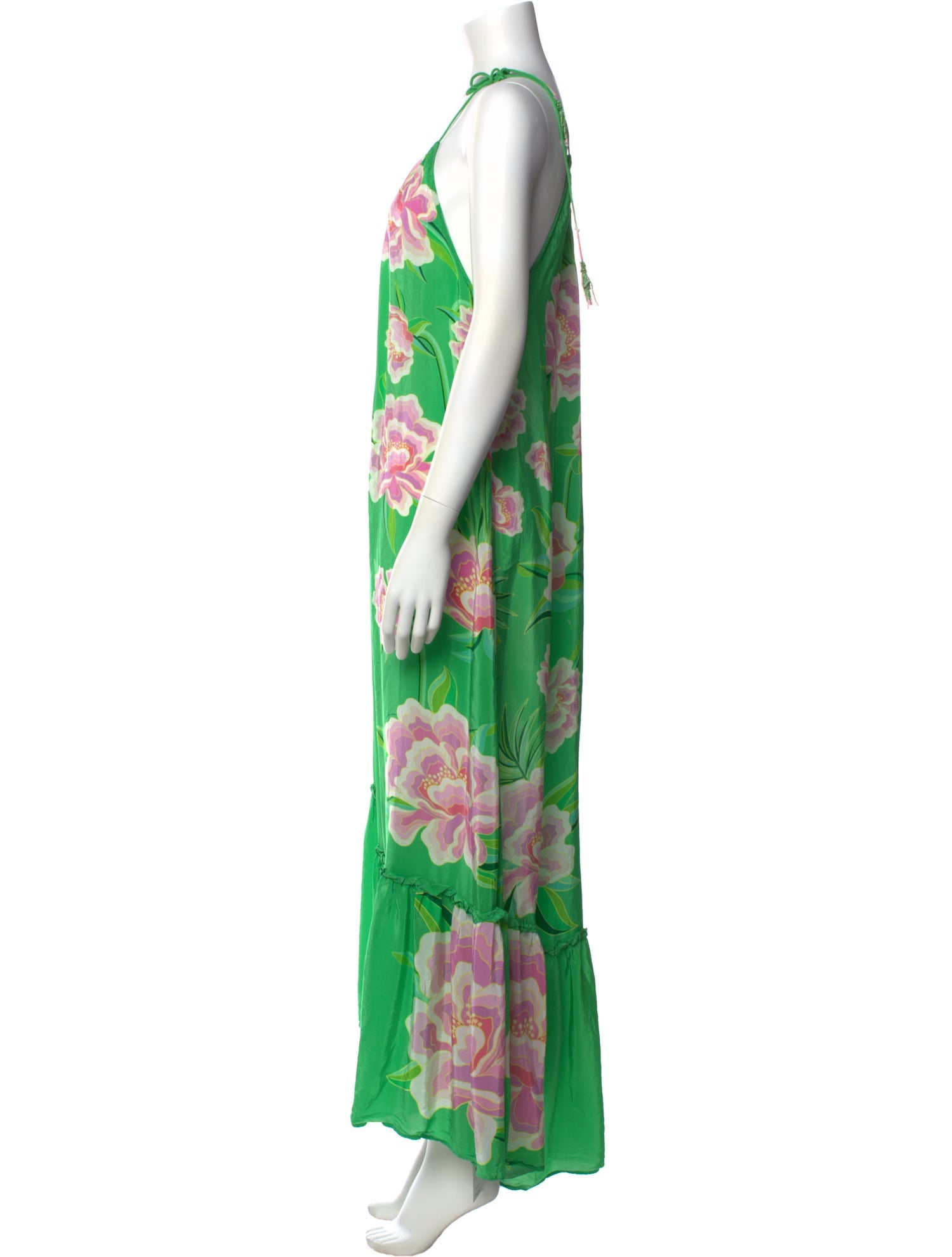 Farm Rio Floral Print Long Dress