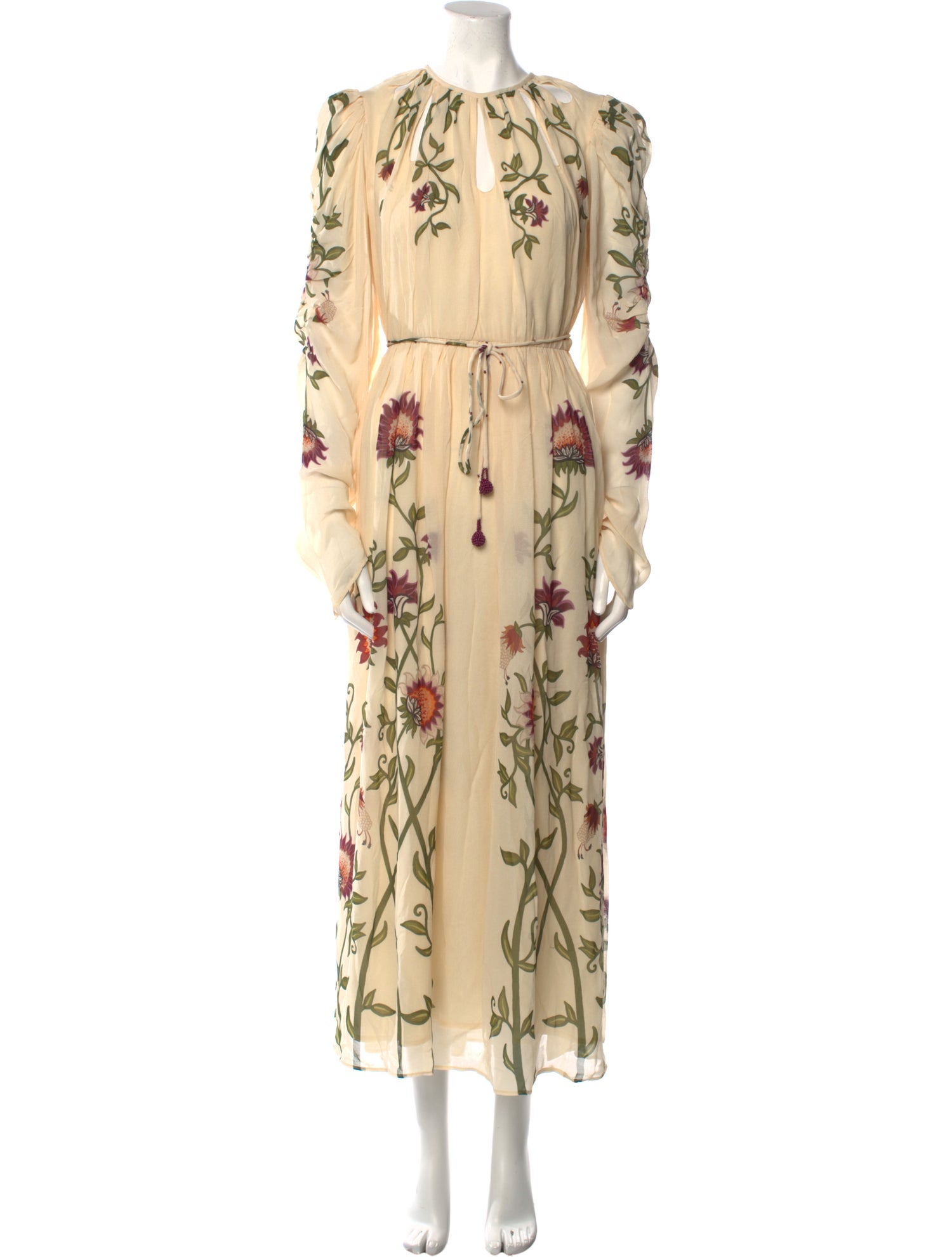 Farm Rio Floral Print Long Dress w/ Tags