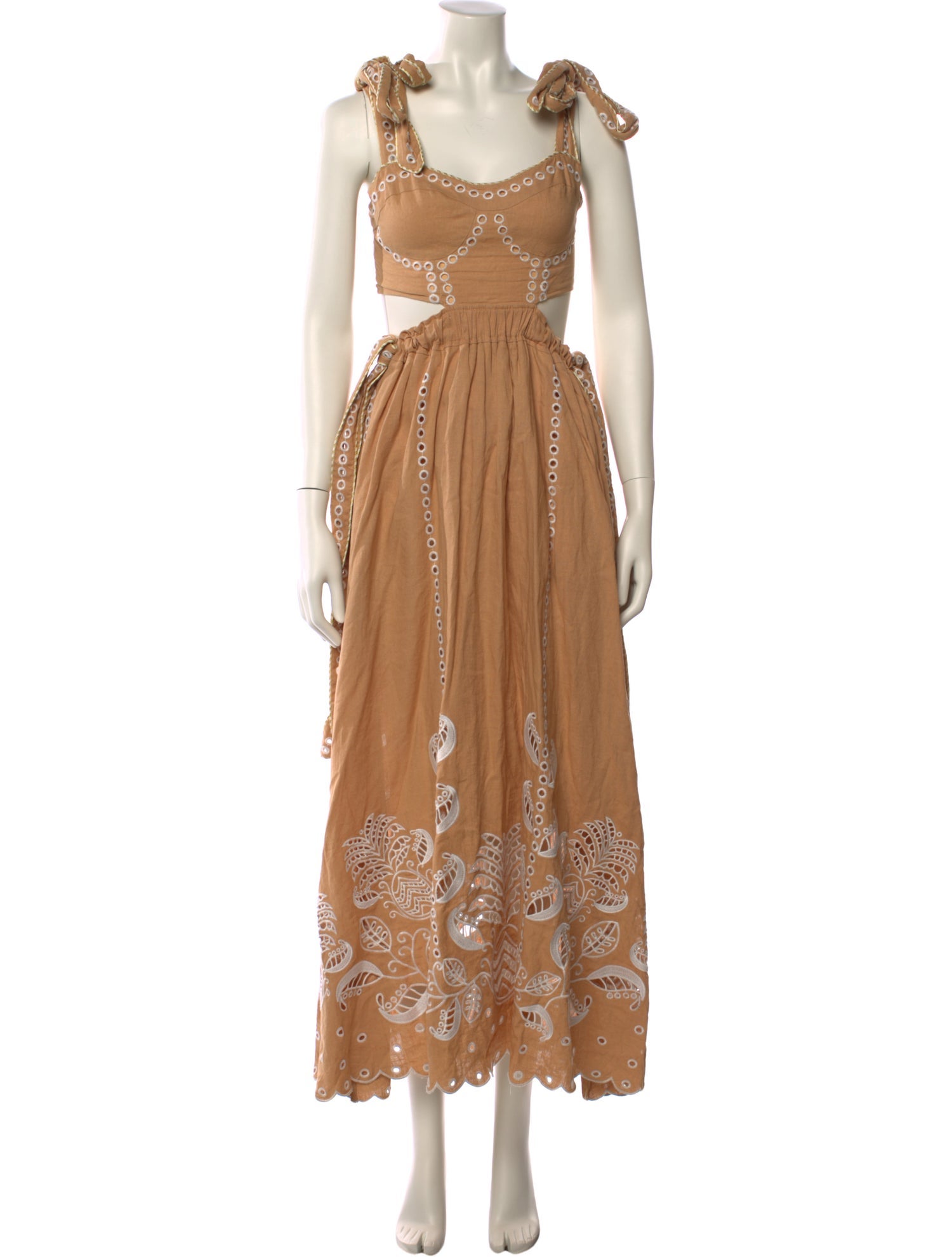 Farm Rio Linen Long Dress