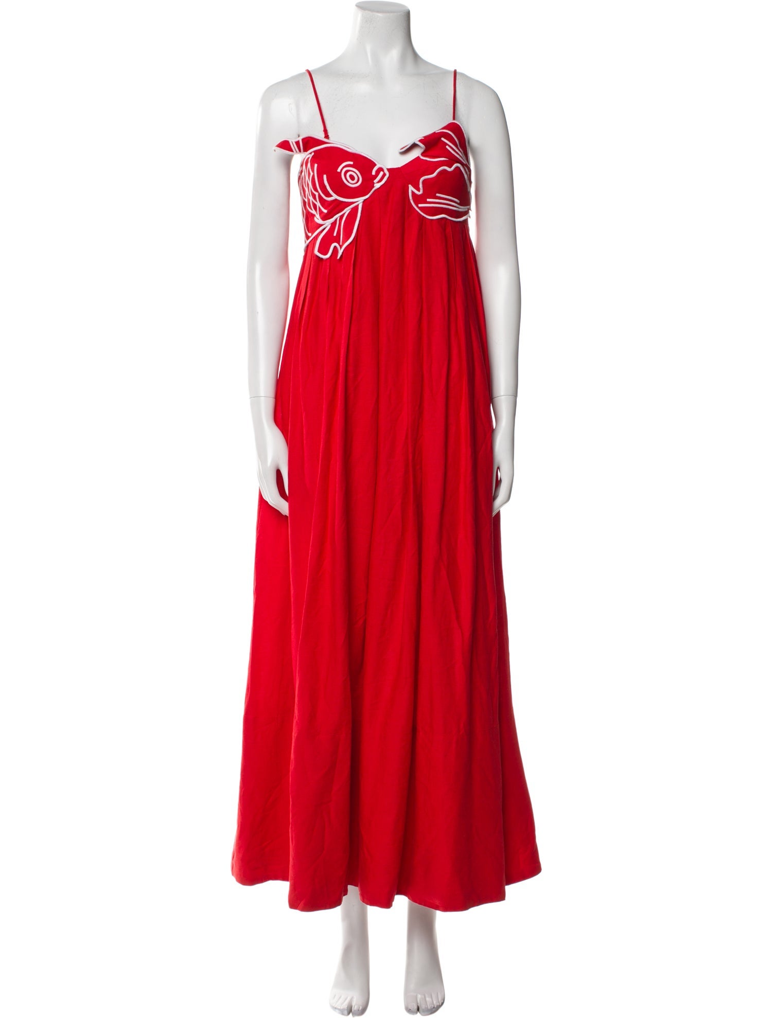 Farm Rio V-Neck Long Dress