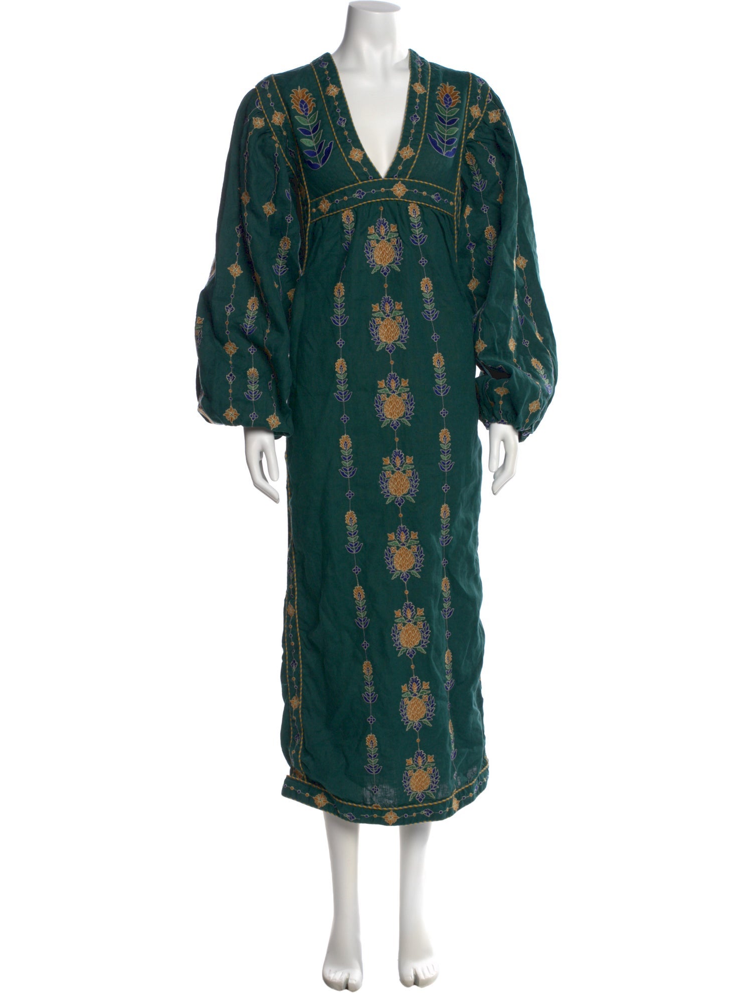 Farm Rio Linen Long Dress