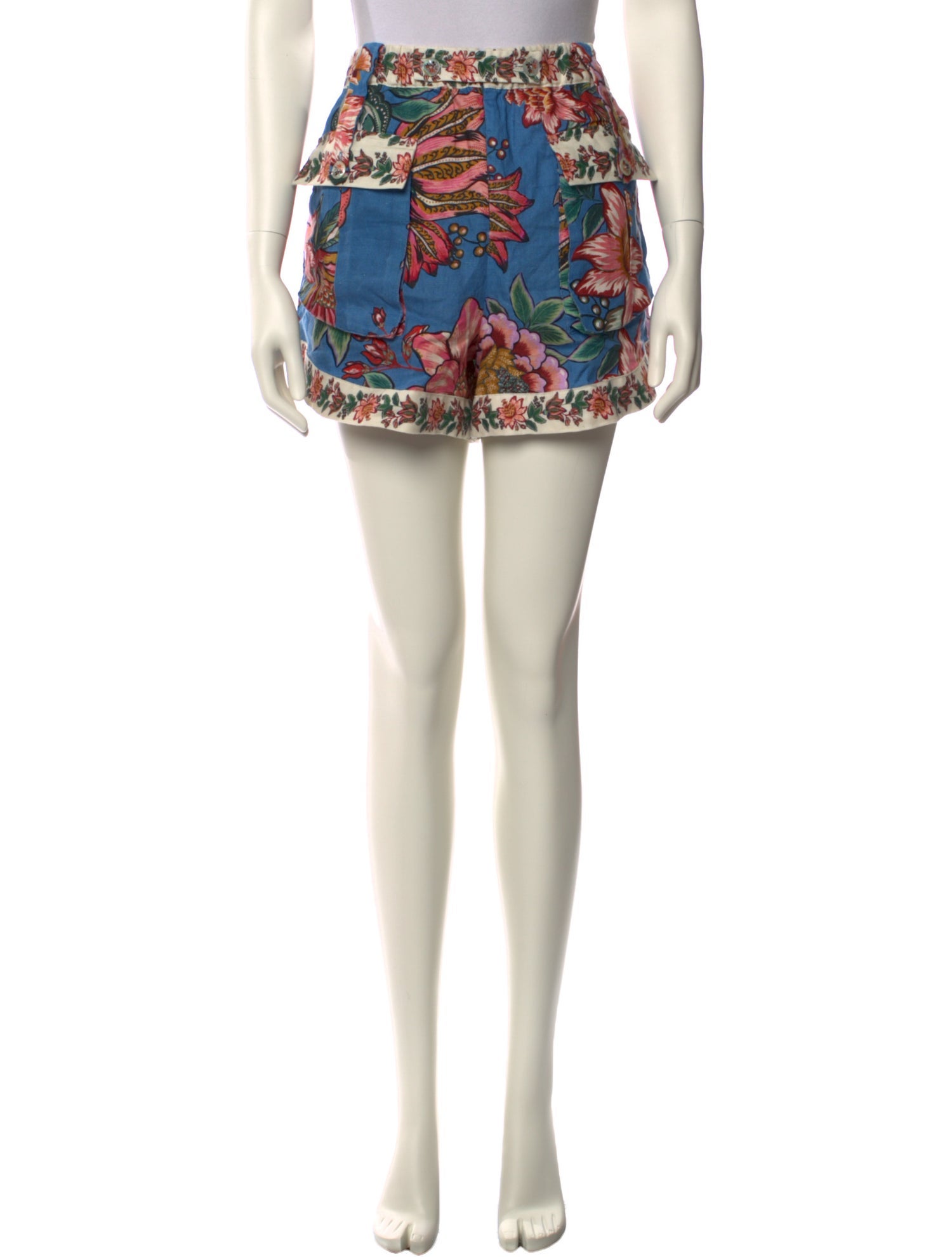 Farm Rio Linen Mini Shorts