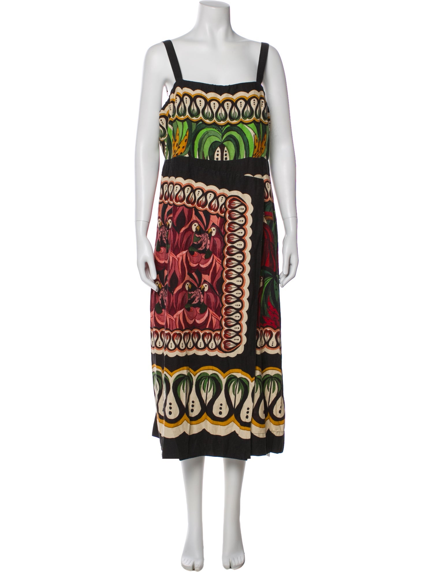 Farm Rio Printed Midi Length Dress
