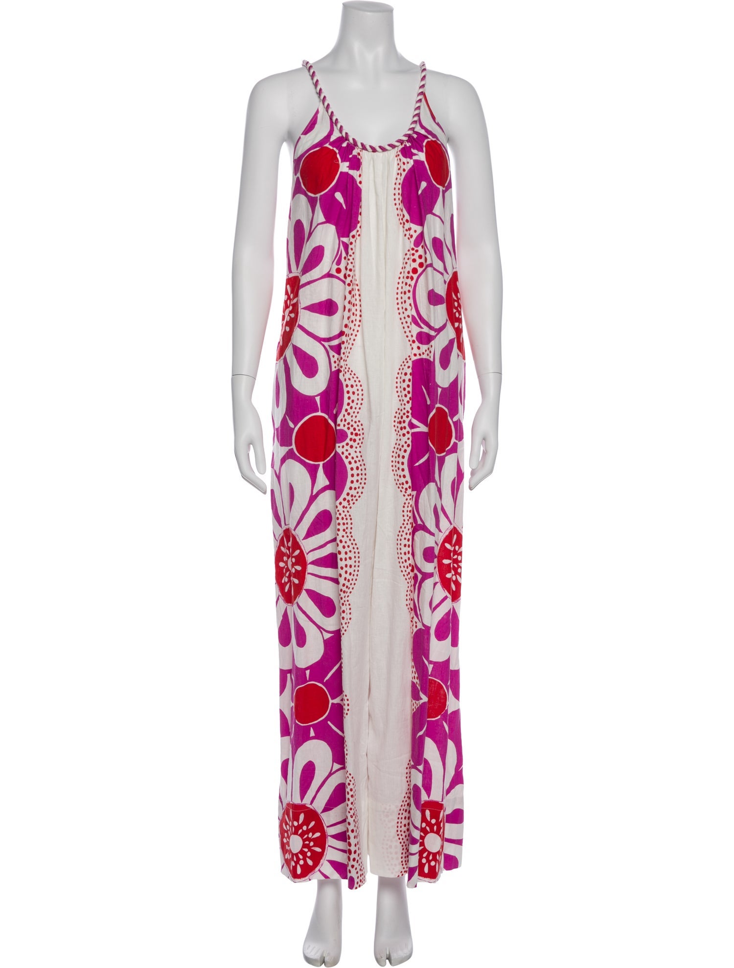 Farm Rio Printed Scoop Neck Jumpsuit w/ Tags