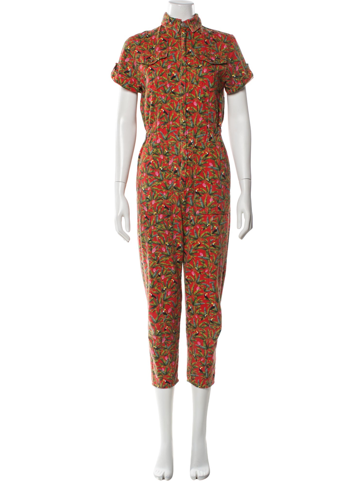 Farm Rio Floral Print Jumpsuit