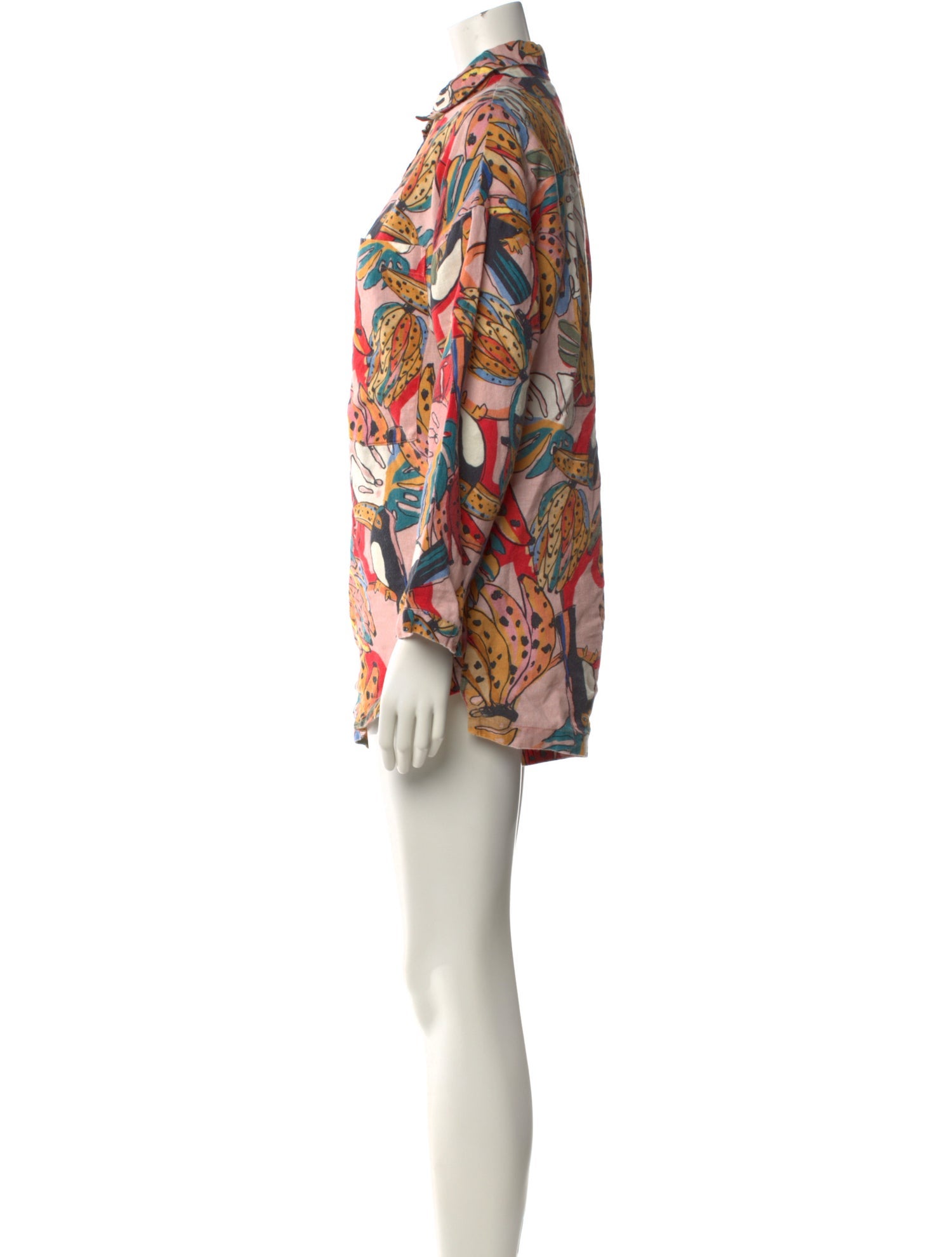 Farm Rio Linen Printed Romper