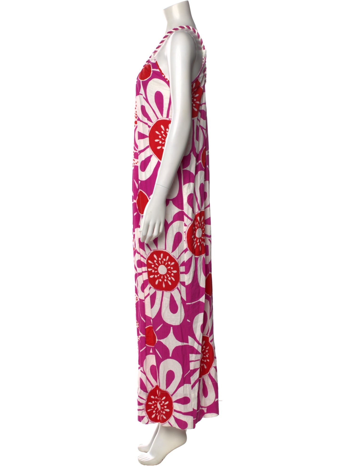 Farm Rio Printed V-Neck Jumpsuit