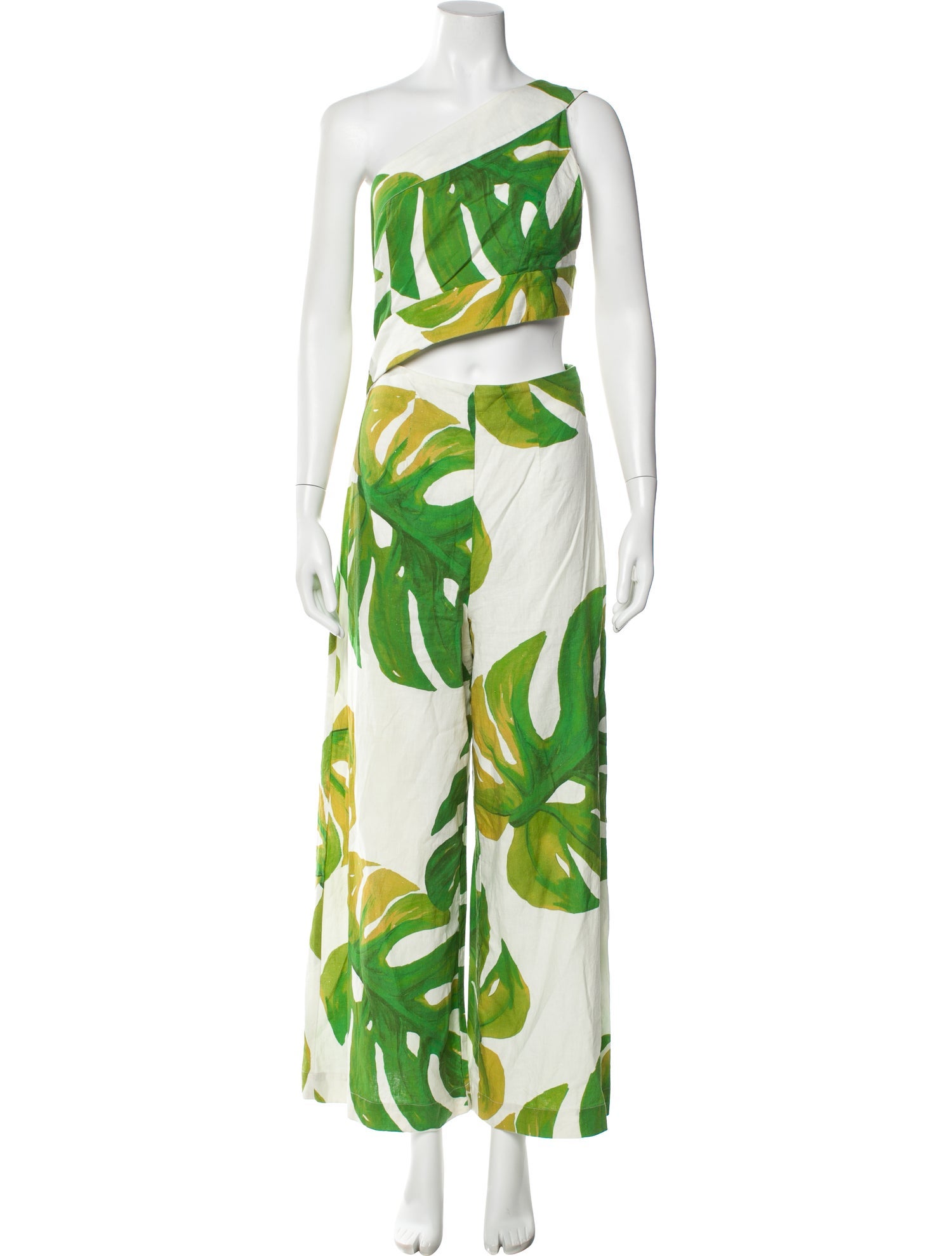 Farm Rio Linen Printed Jumpsuit