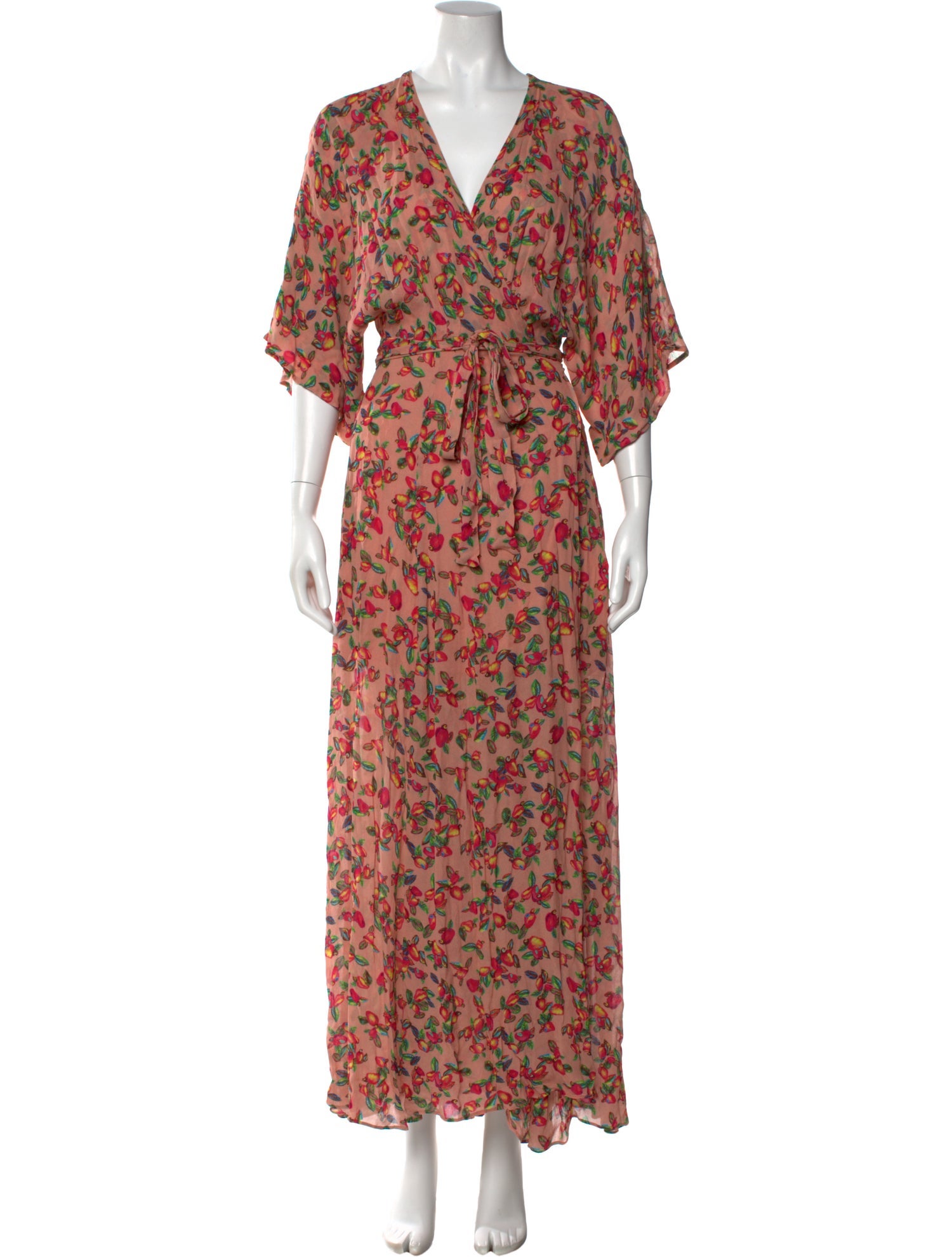 Farm Rio Floral Print Long Dress