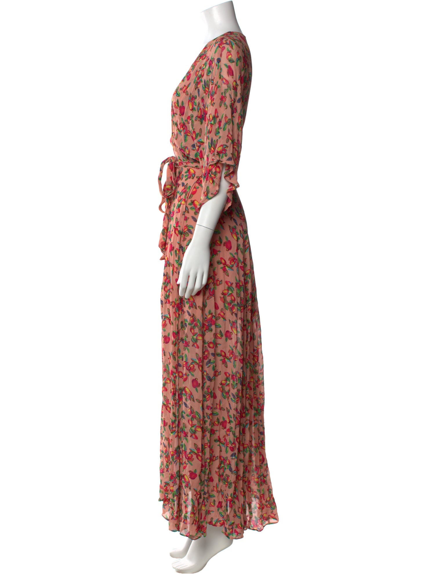 Farm Rio Floral Print Long Dress
