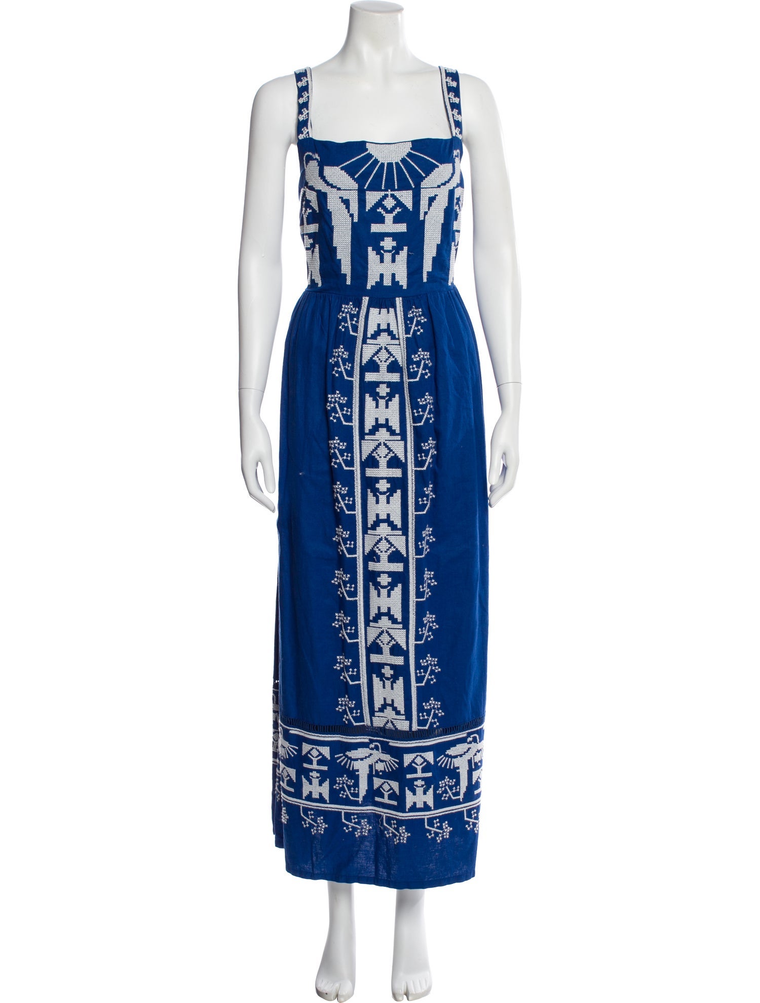 Farm Rio Linen Long Dress - Blue Dresses, Clothing - WFARM85245 | The RealReal Farm Rio Linen Long Dress - Blue Dresses, Clothing - WFARM85245 | The RealReal