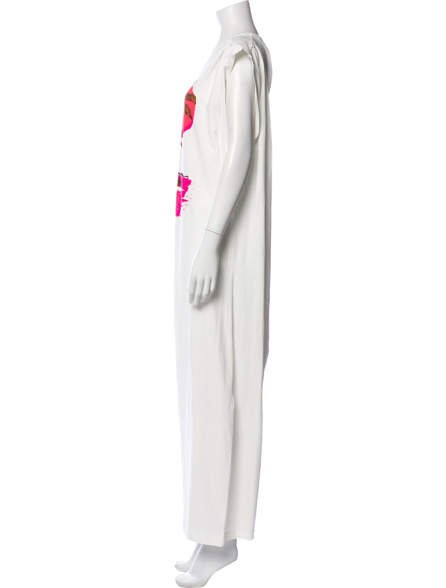 Farm Rio Graphic Print Bateau Neckline Jumpsuit