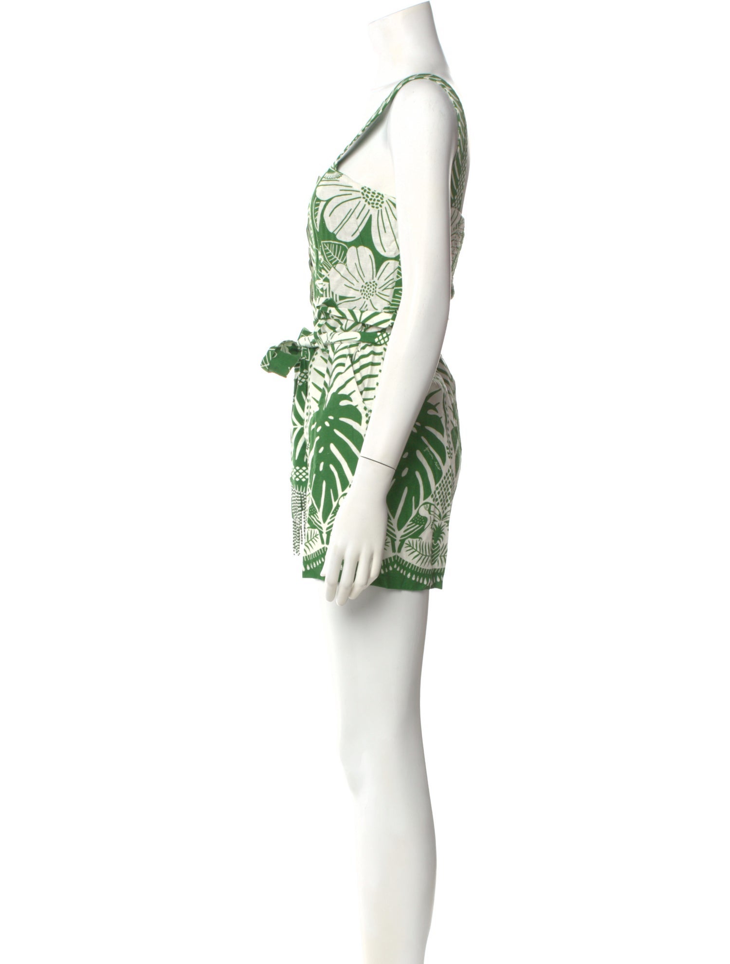 Farm Rio Linen Printed Romper