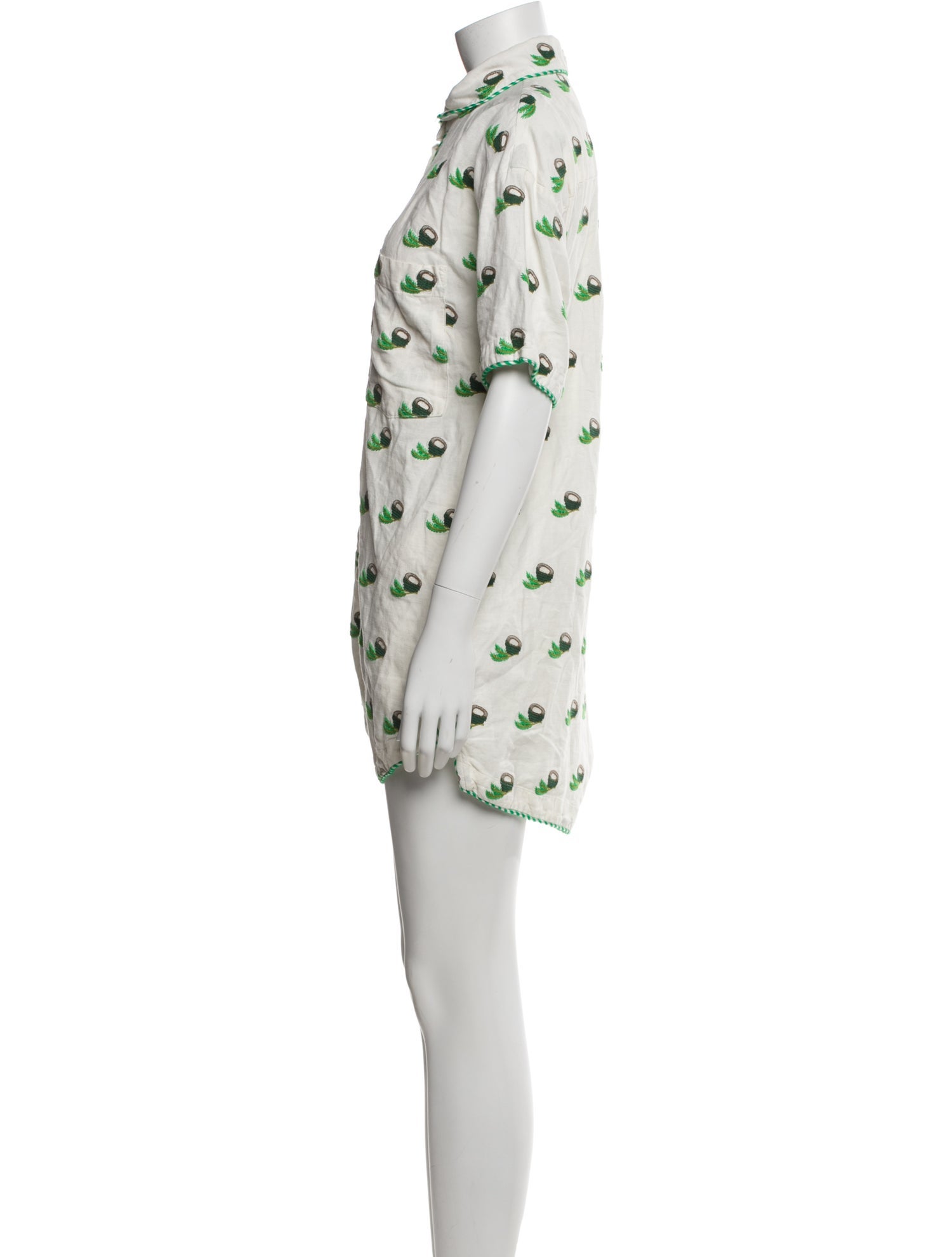 Farm Rio Linen Printed Romper