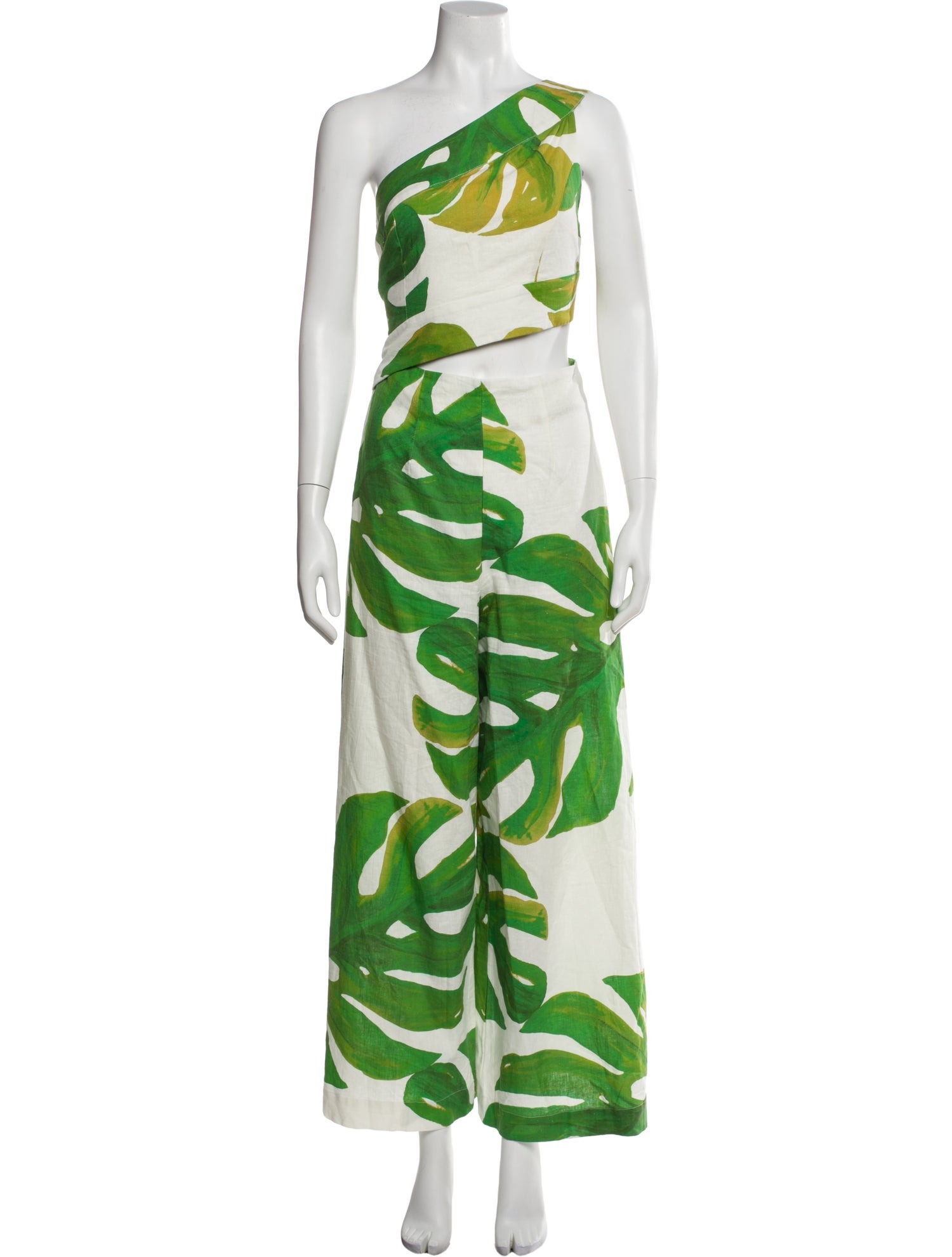 Farm Rio Linen Printed Jumpsuit