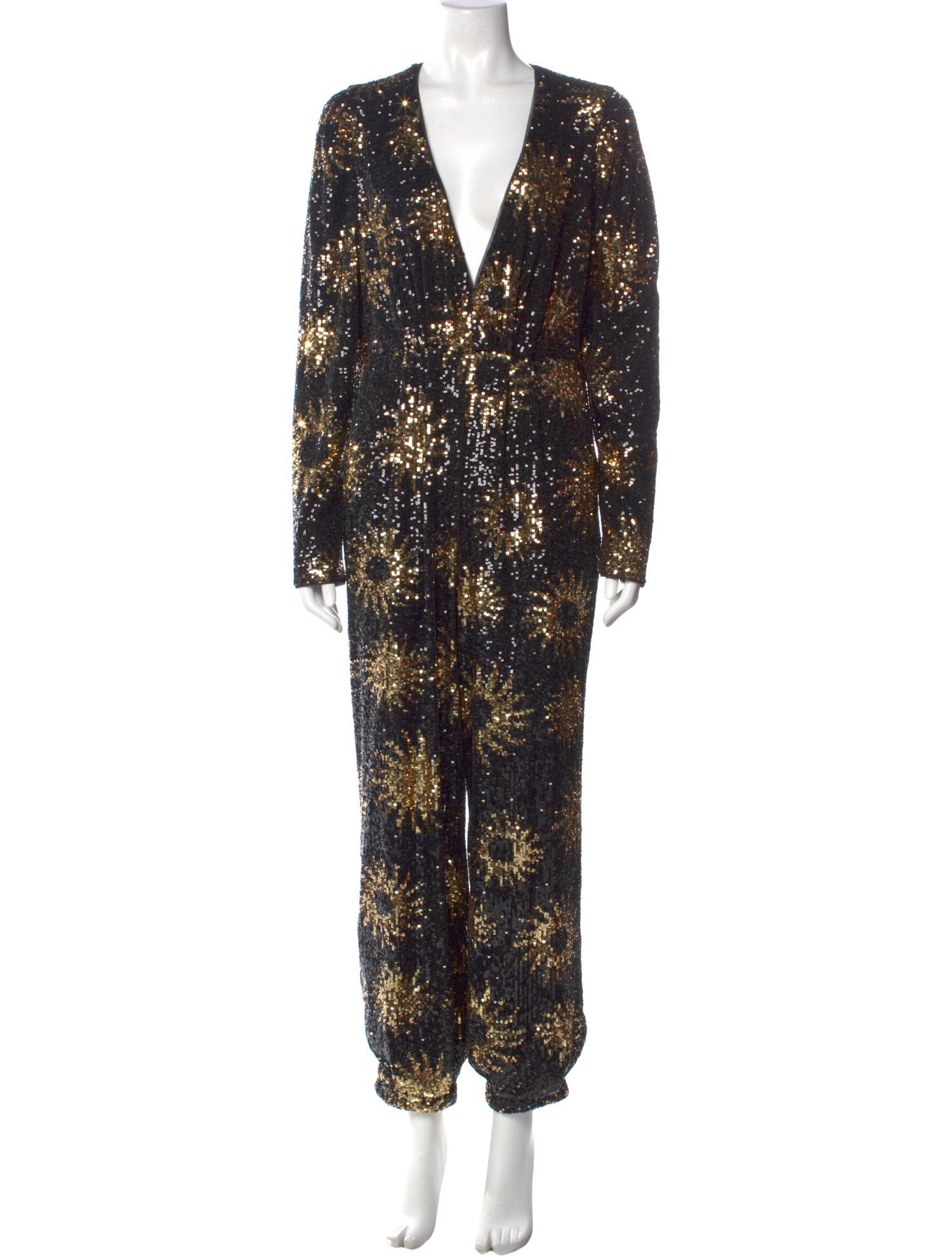 Farm Rio Plunge Neckline Jumpsuit