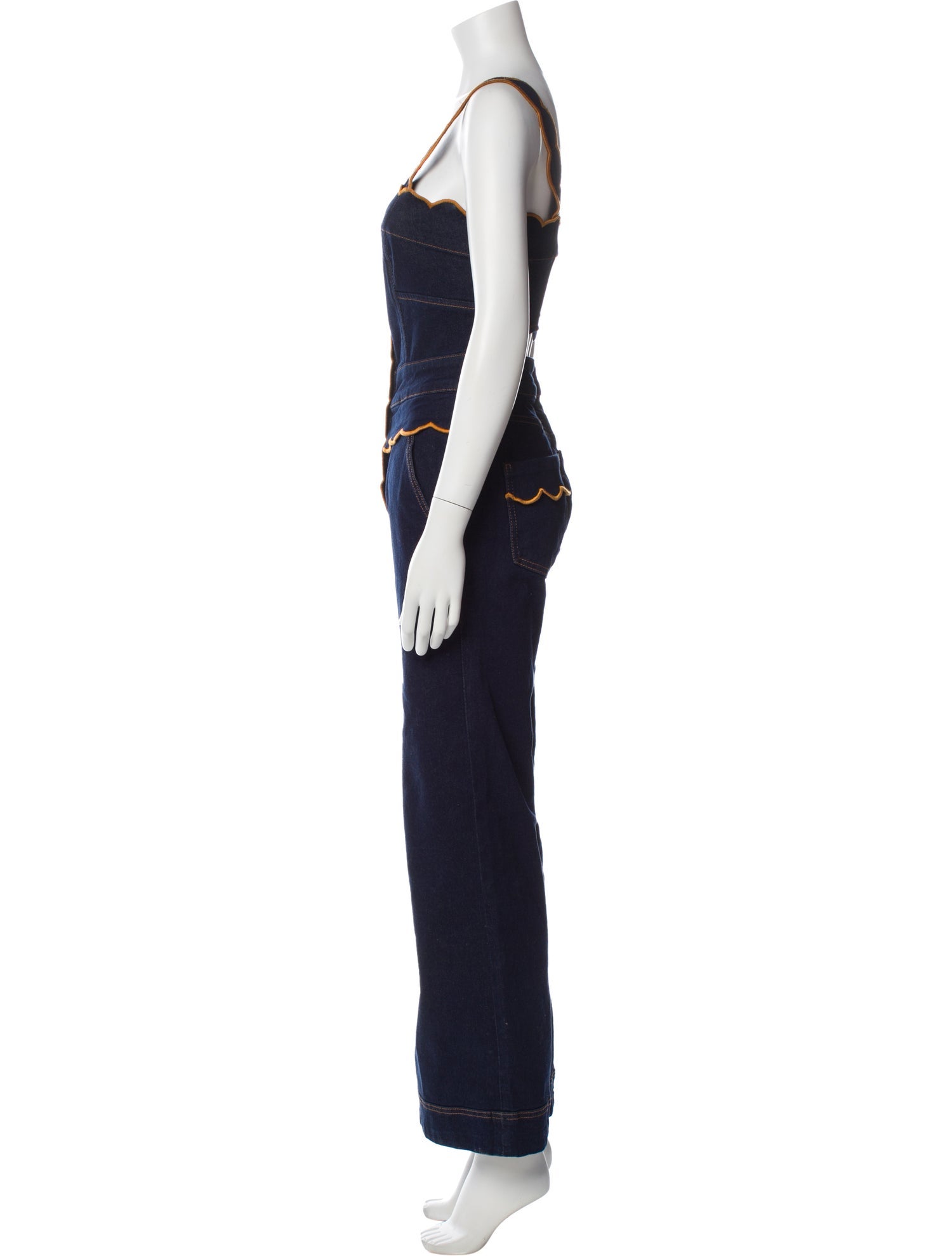 Farm Rio Square Neckline Jumpsuit