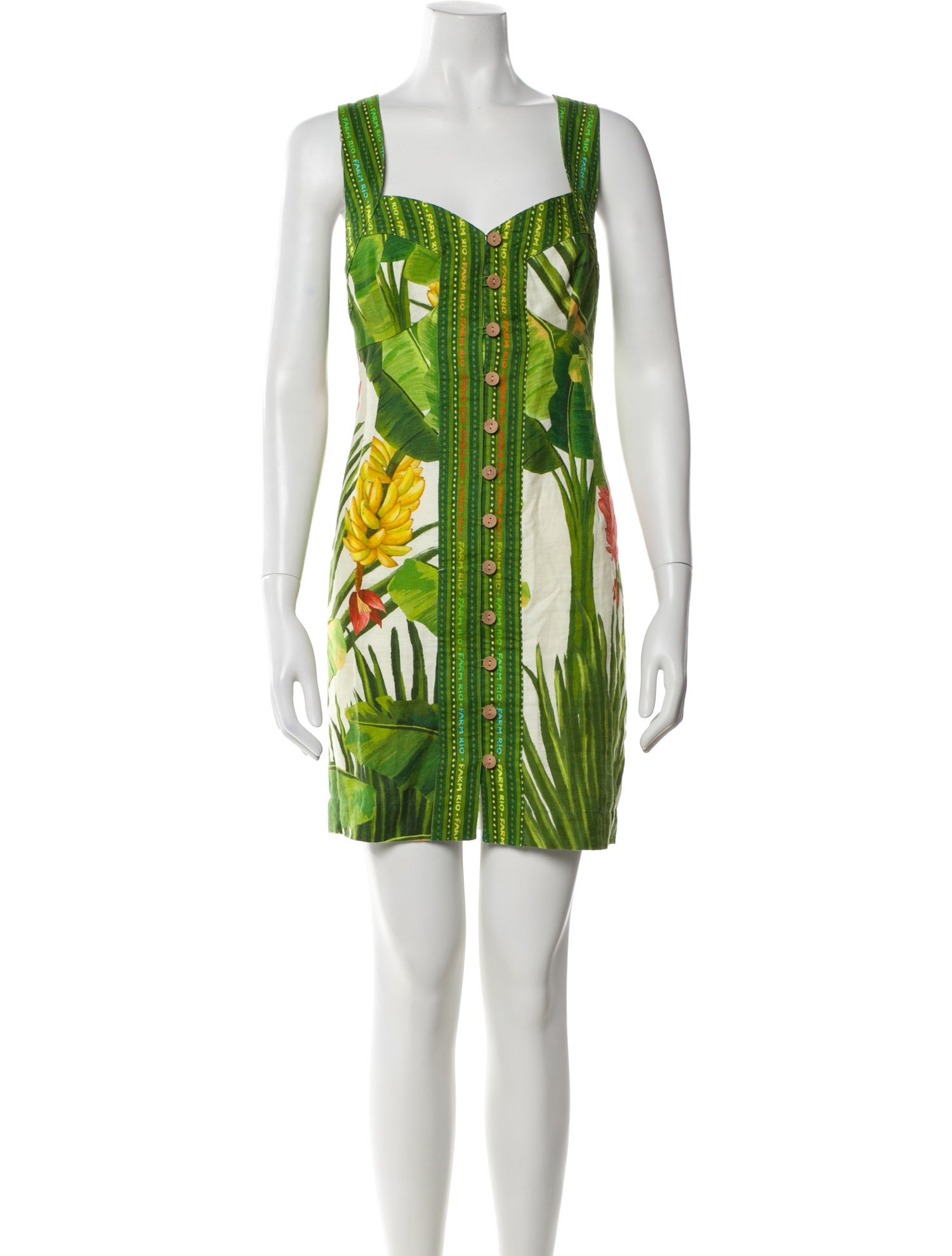 Farm Rio Printed Mini Dress