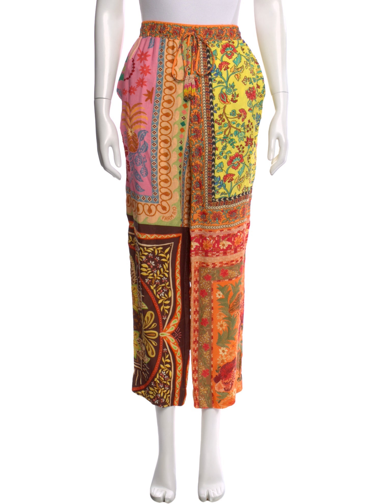 Farm Rio Printed Straight Leg Pants