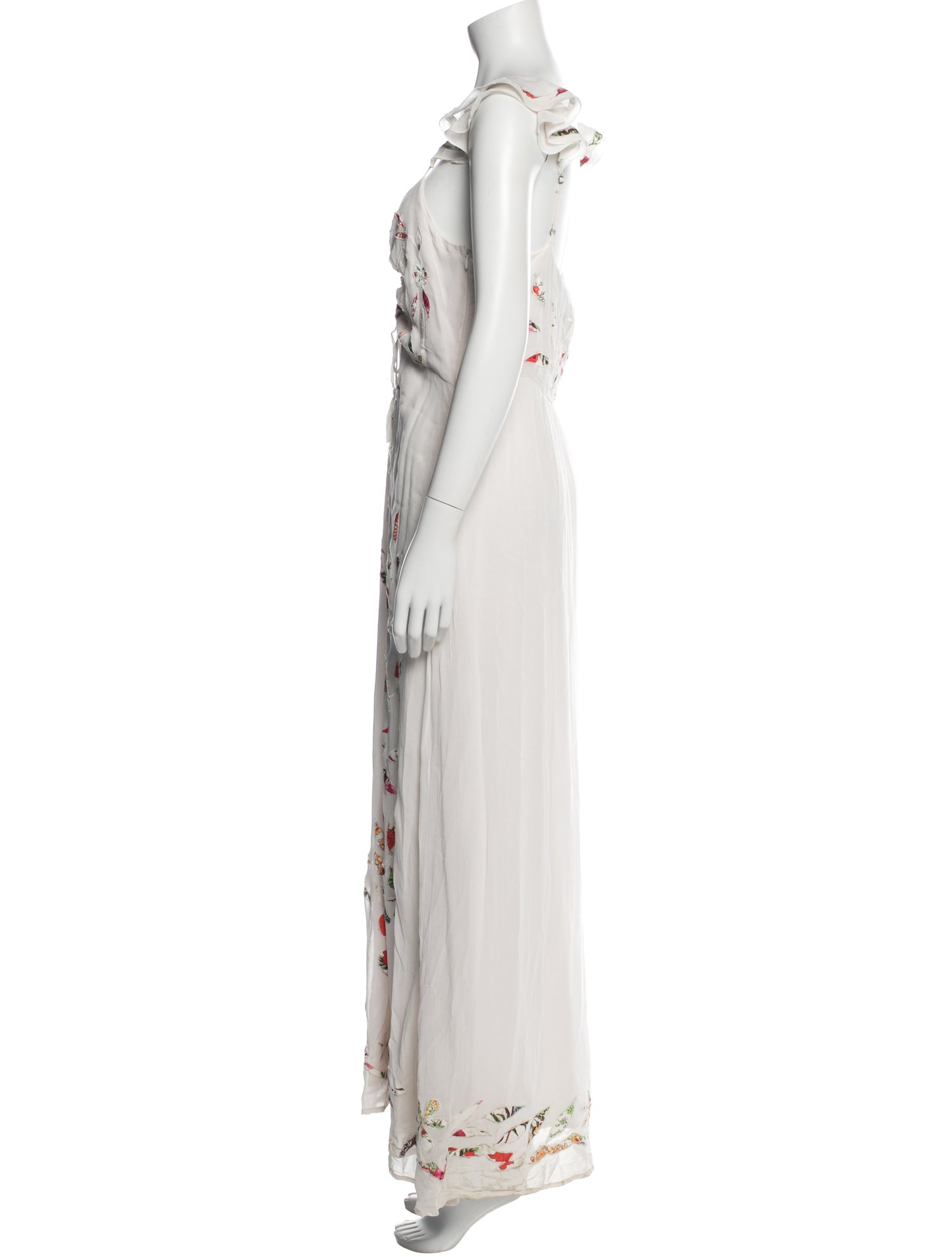 Farm Rio Floral Print Long Dress