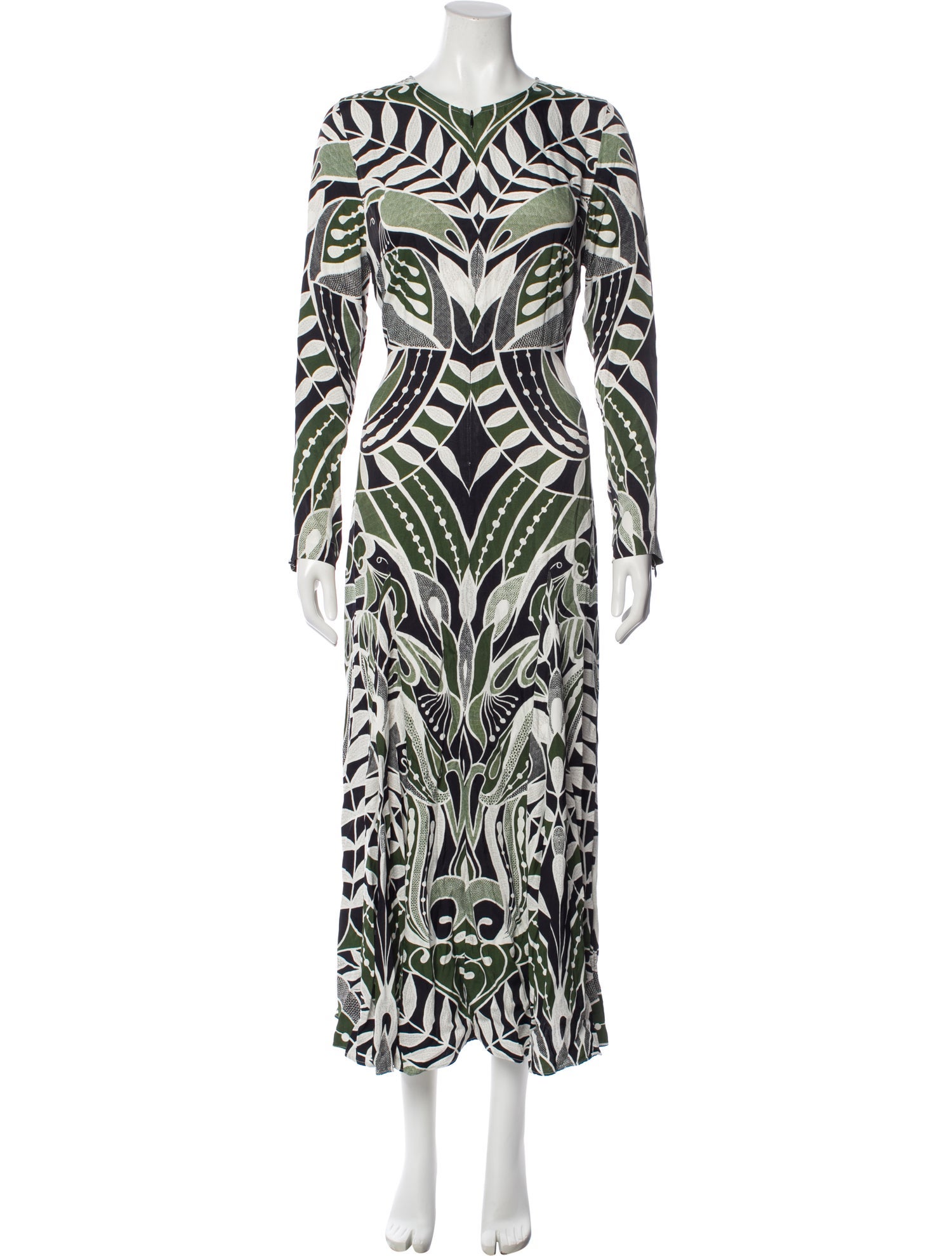 Farm Rio Printed Long Dress