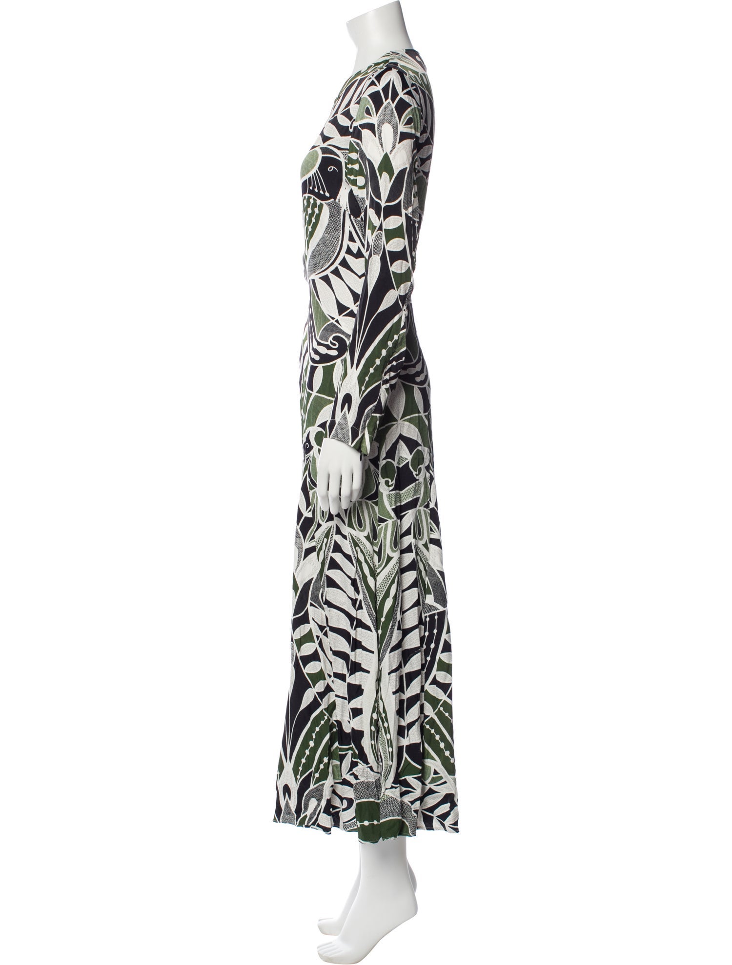 Farm Rio Printed Long Dress