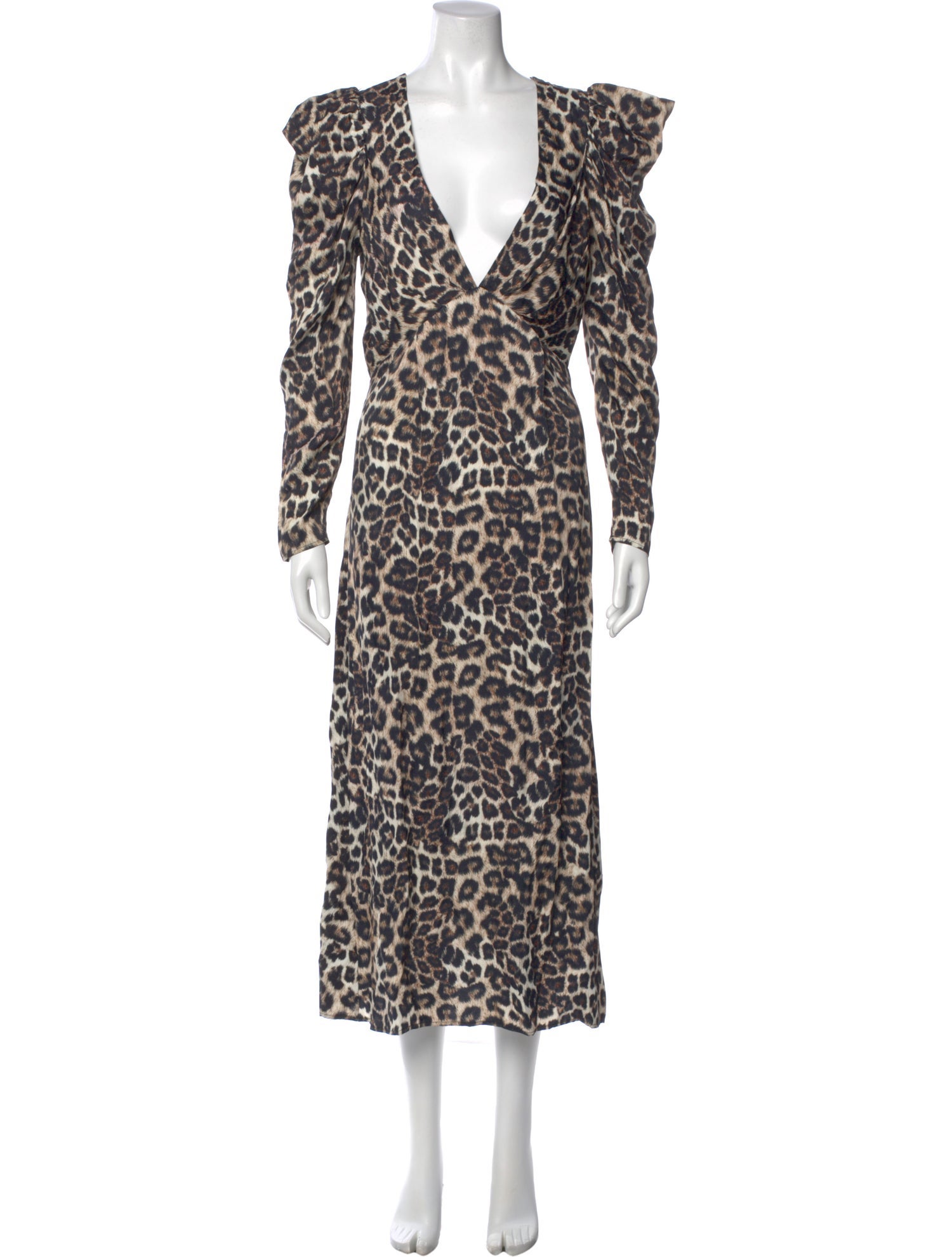 Farm Rio Animal Print Long Dress w/ Tags