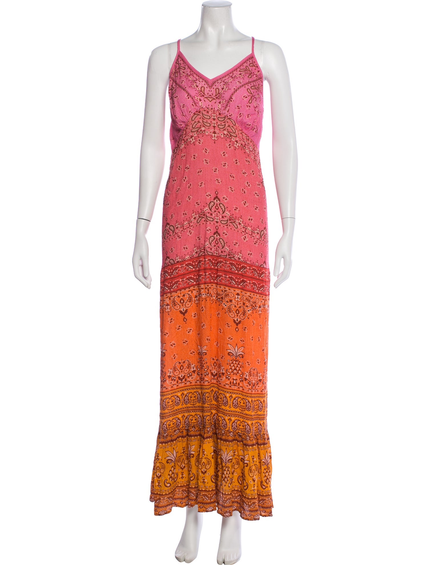 anthropologie pink and orange dress Anthropologie | Dresses | Tenoversix Anthro Pink Orange Dress Xs
