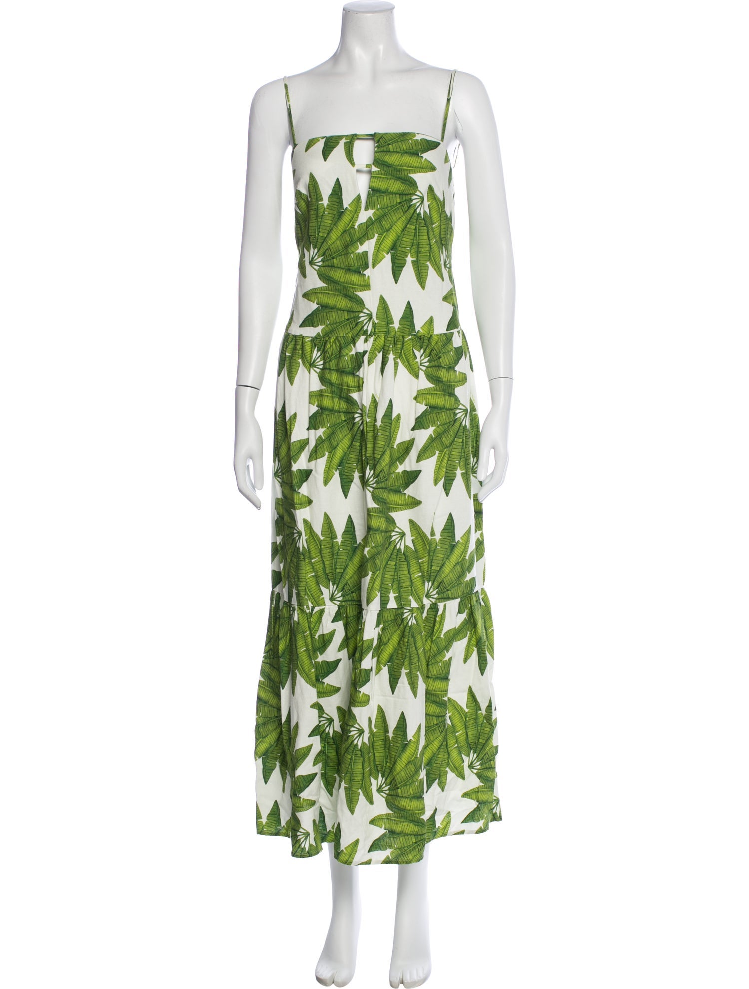 Farm Rio Floral Print Long Dress w/ Tags