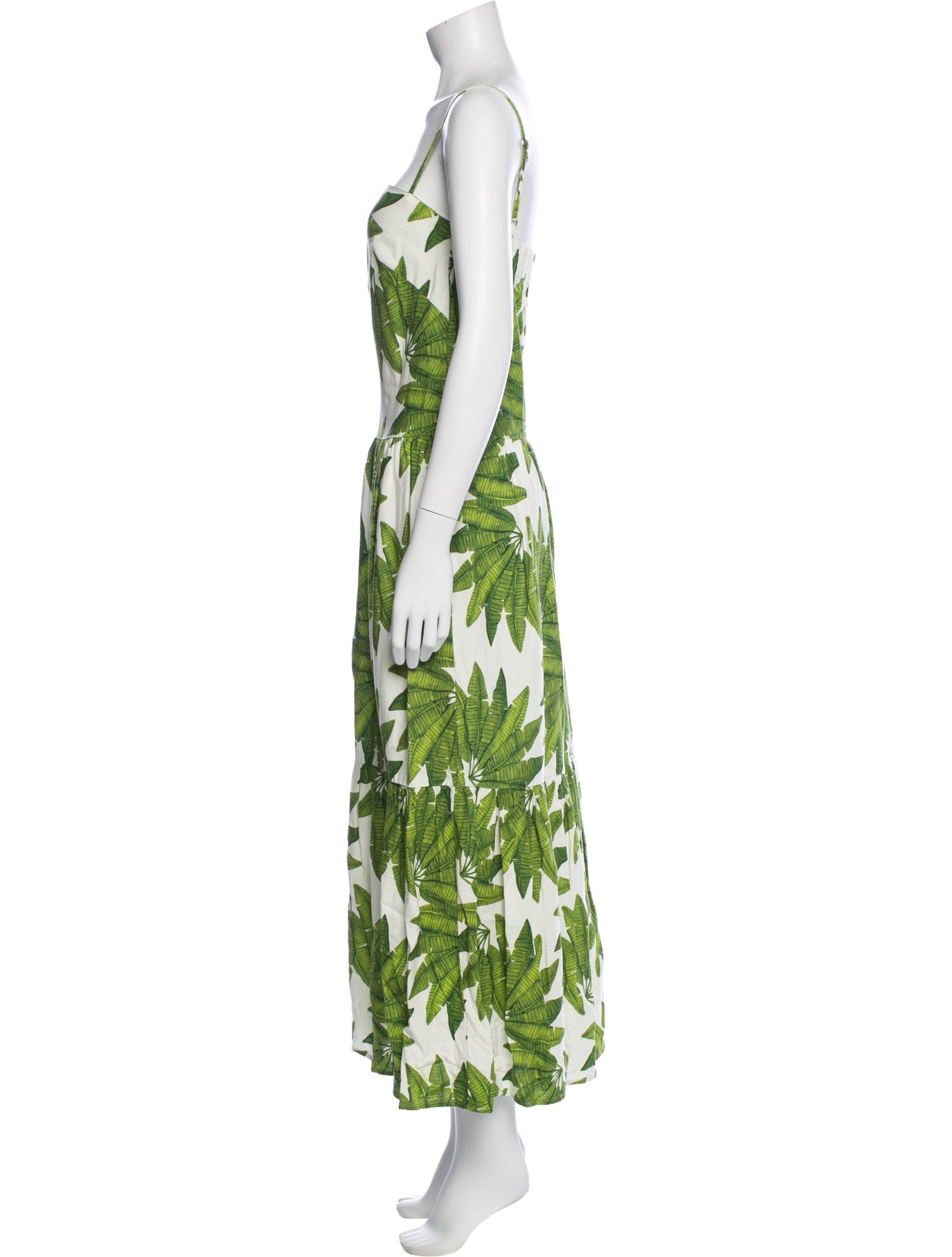 Farm Rio Floral Print Long Dress w/ Tags