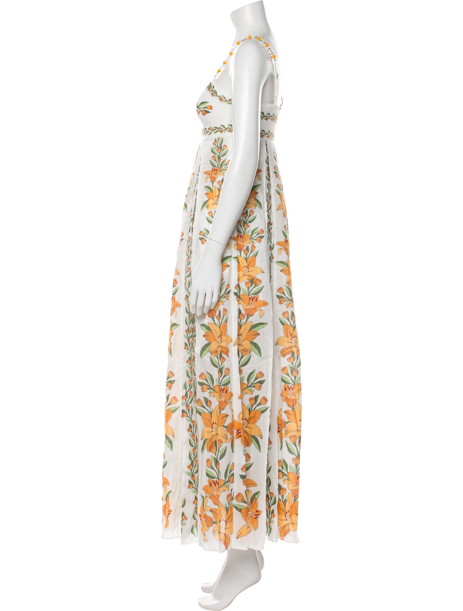 Floral Print Long Dress w/ Tags — 2/3
