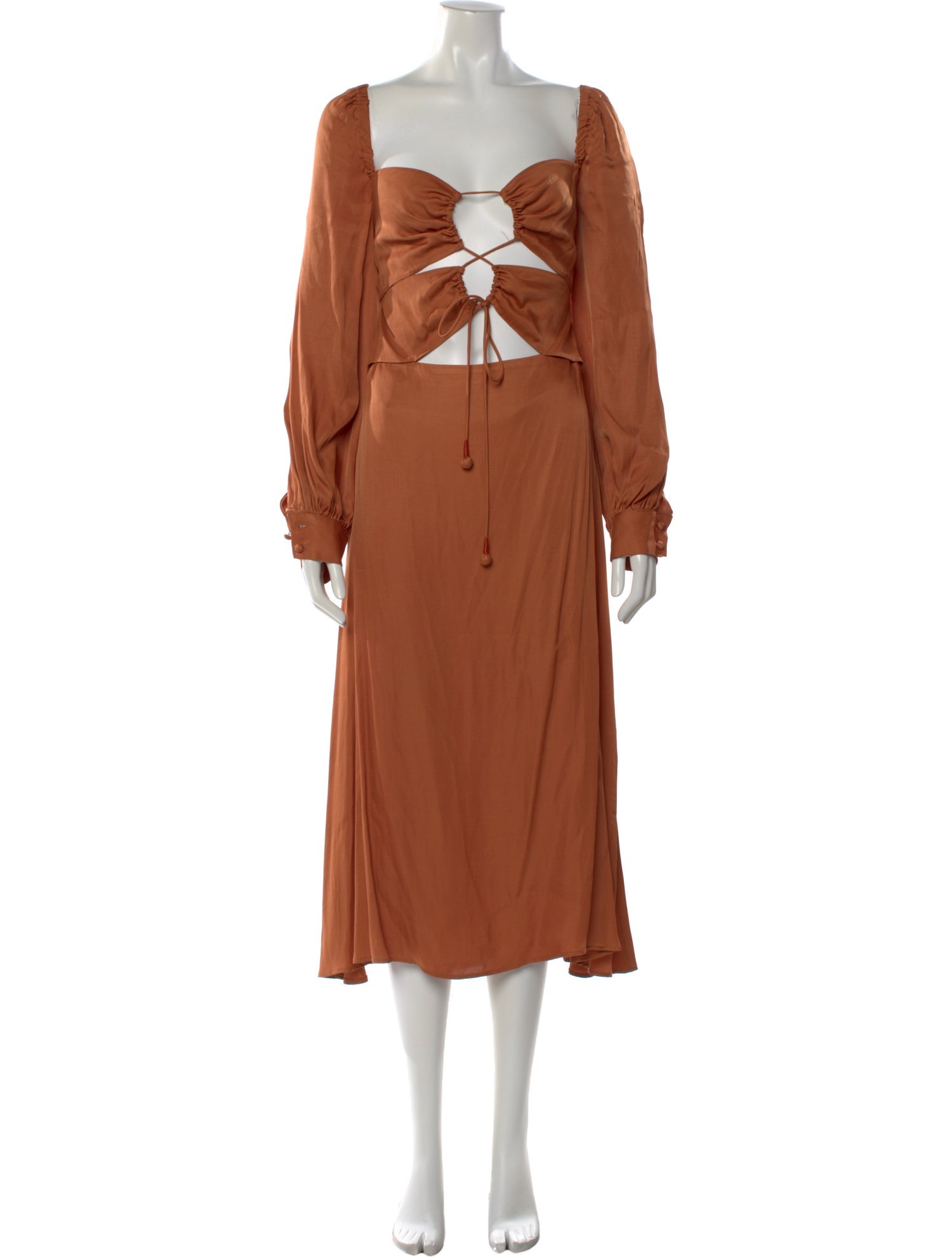 knee length dresses for ladies Farm Rio Farm Rio Red Hearts Midi Dress