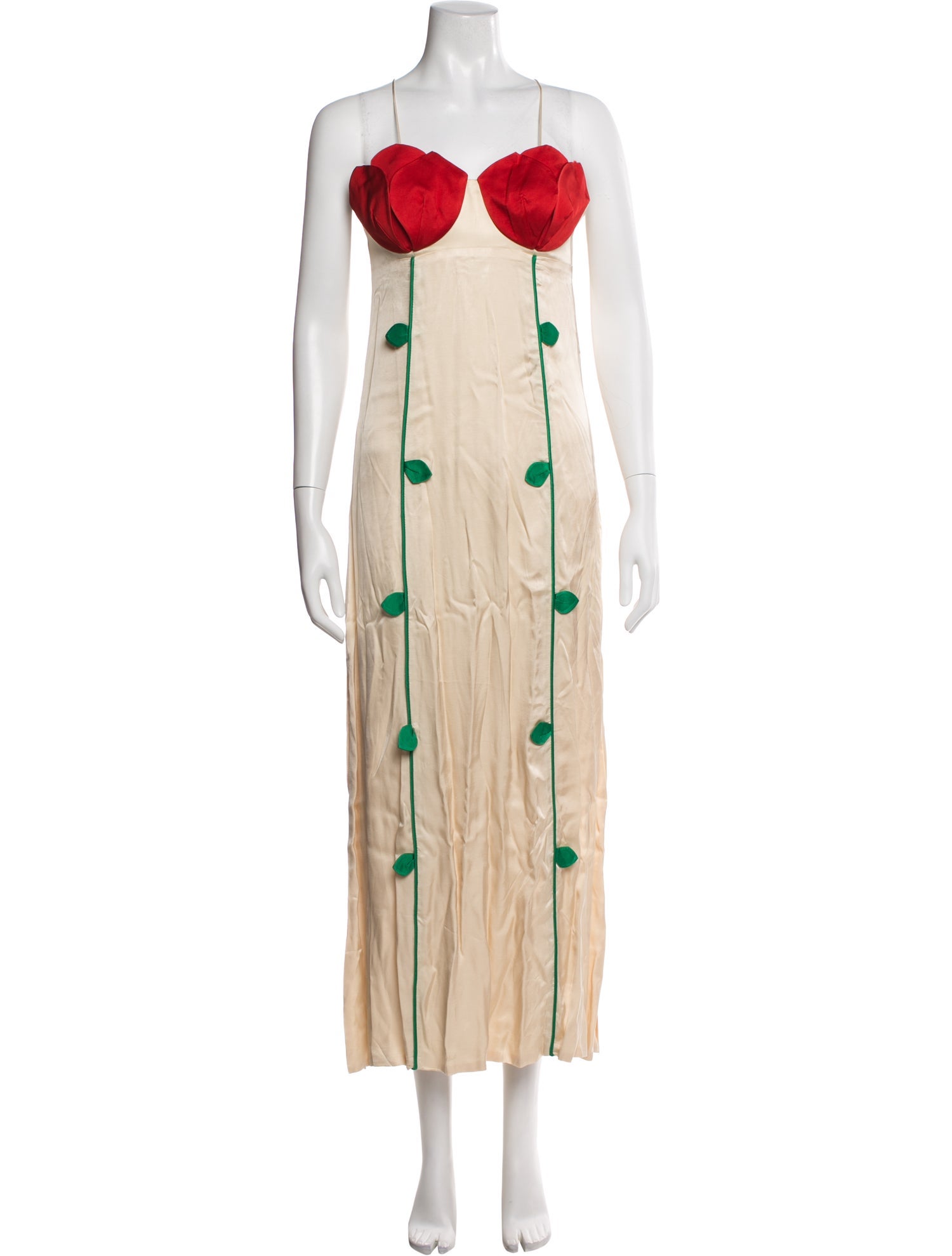 Farm Rio Floral Print Long Dress w/ Tags