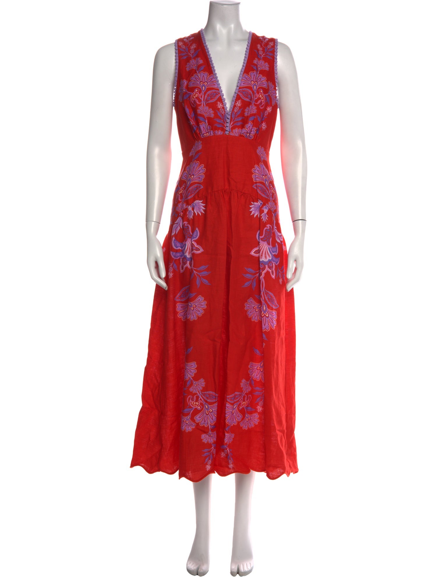 Farm Rio Linen Long Dress