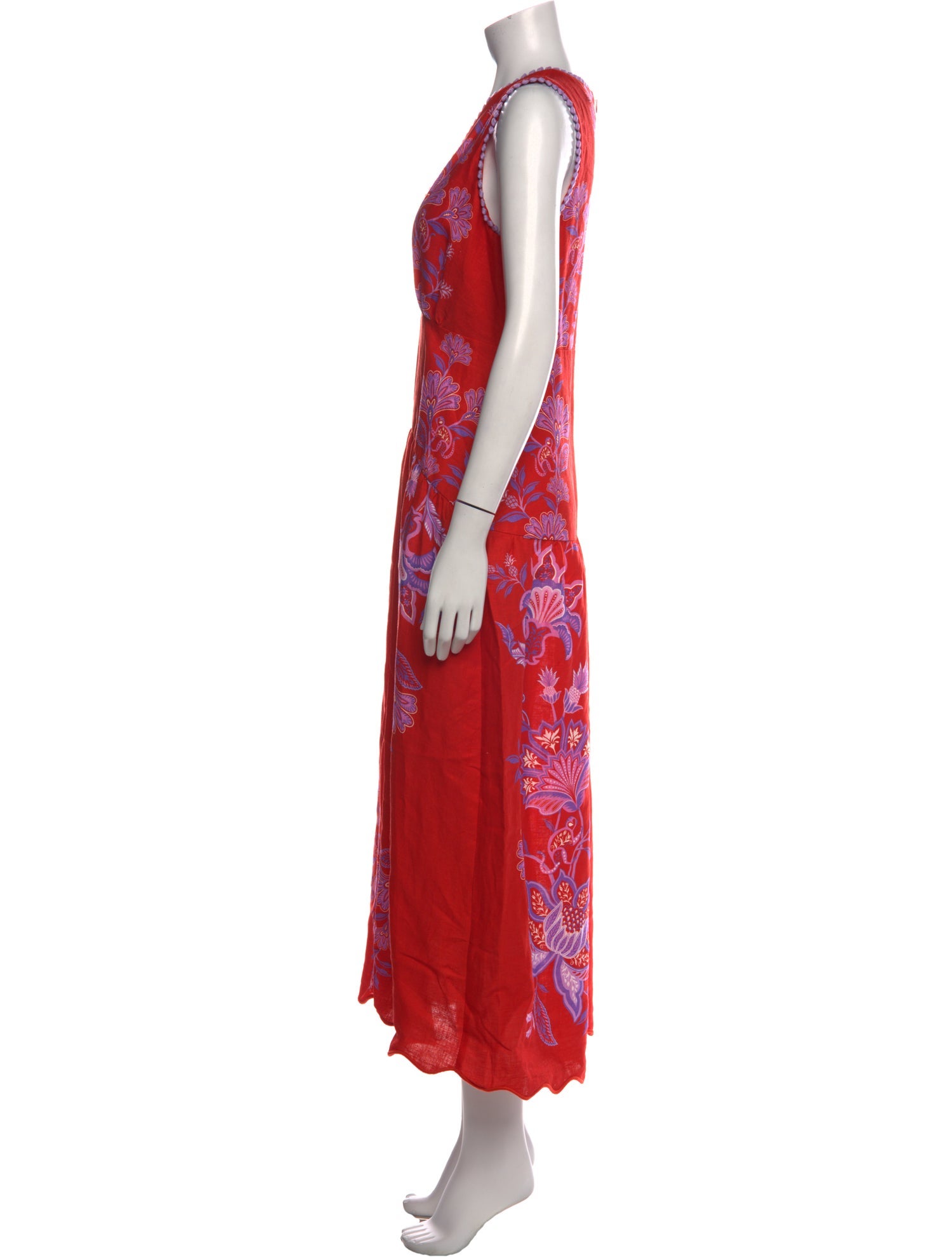 Farm Rio Linen Long Dress