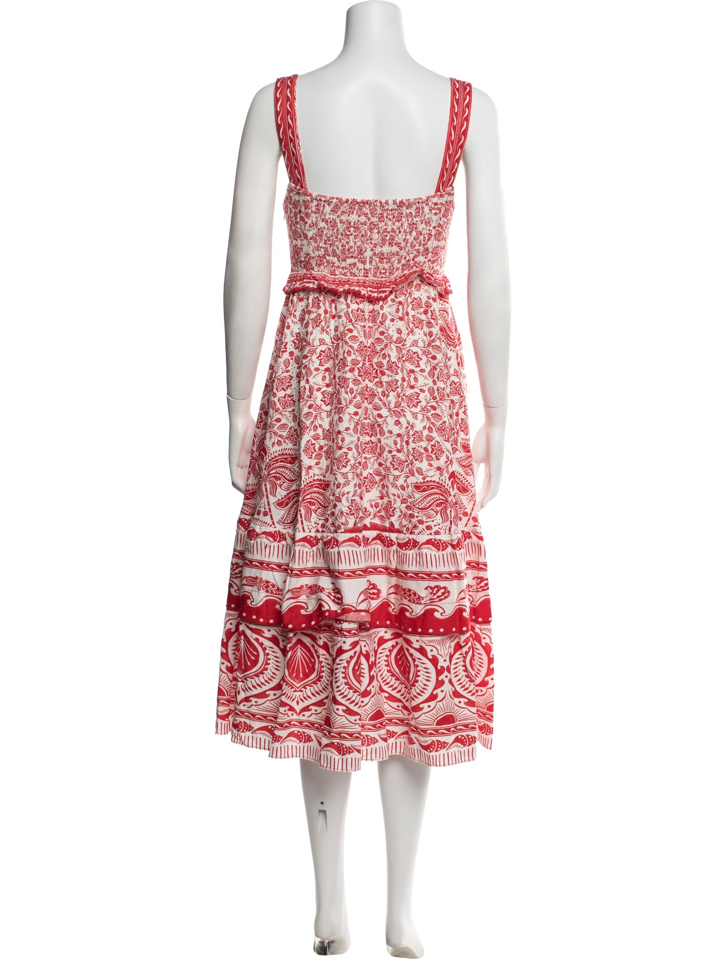 Farm Rio Printed Midi Length Dress w/ Tags - Red Dresses, Clothing - WFARM92918 | The RealReal Farm Rio Printed Midi Length Dress w/ Tags - Red Dresses, Clothing - WFARM92918 | The RealReal