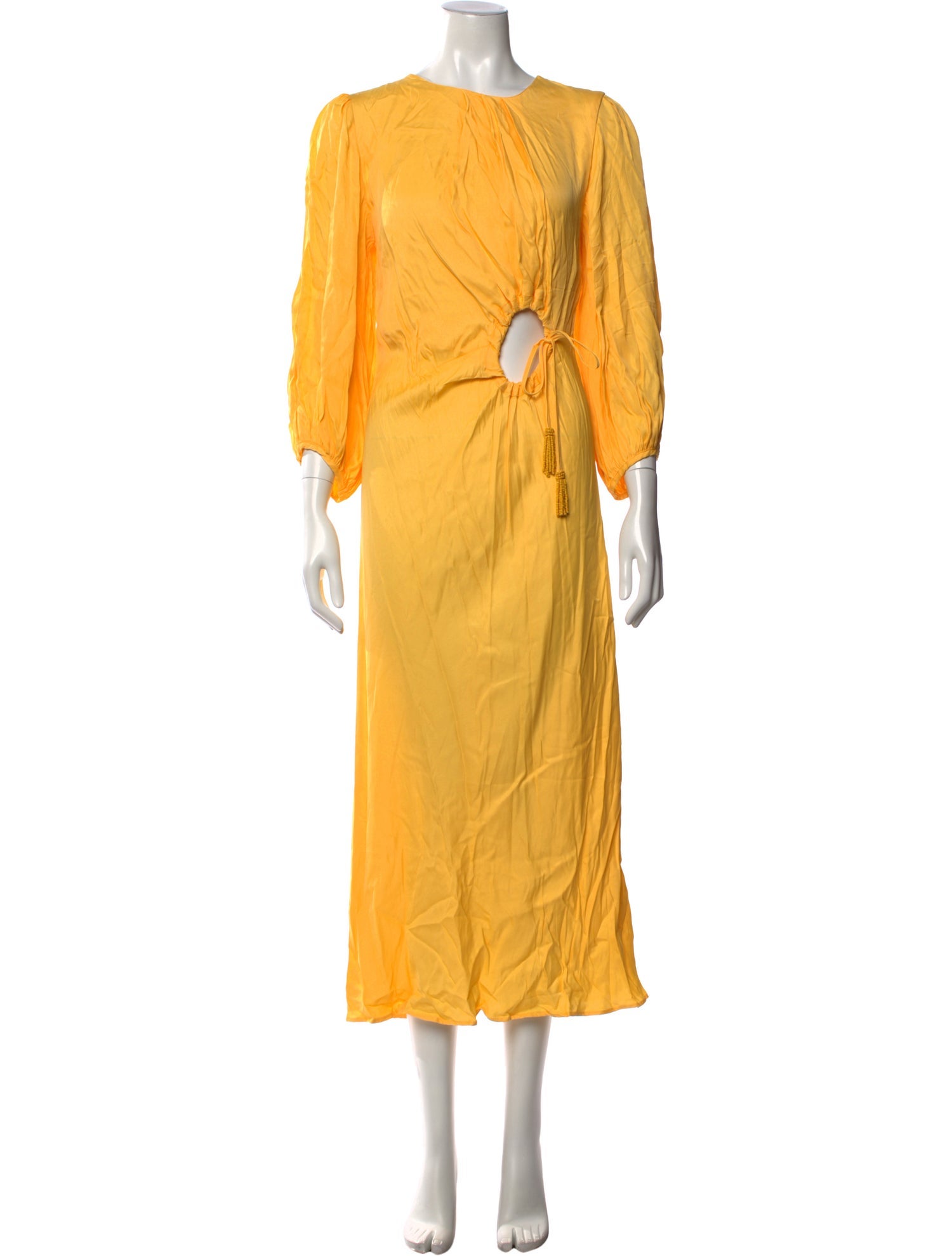 farm rio yellow maxi dress FARM Rio Bananas Maxi Wrap Dress | Yellow | Size XXS