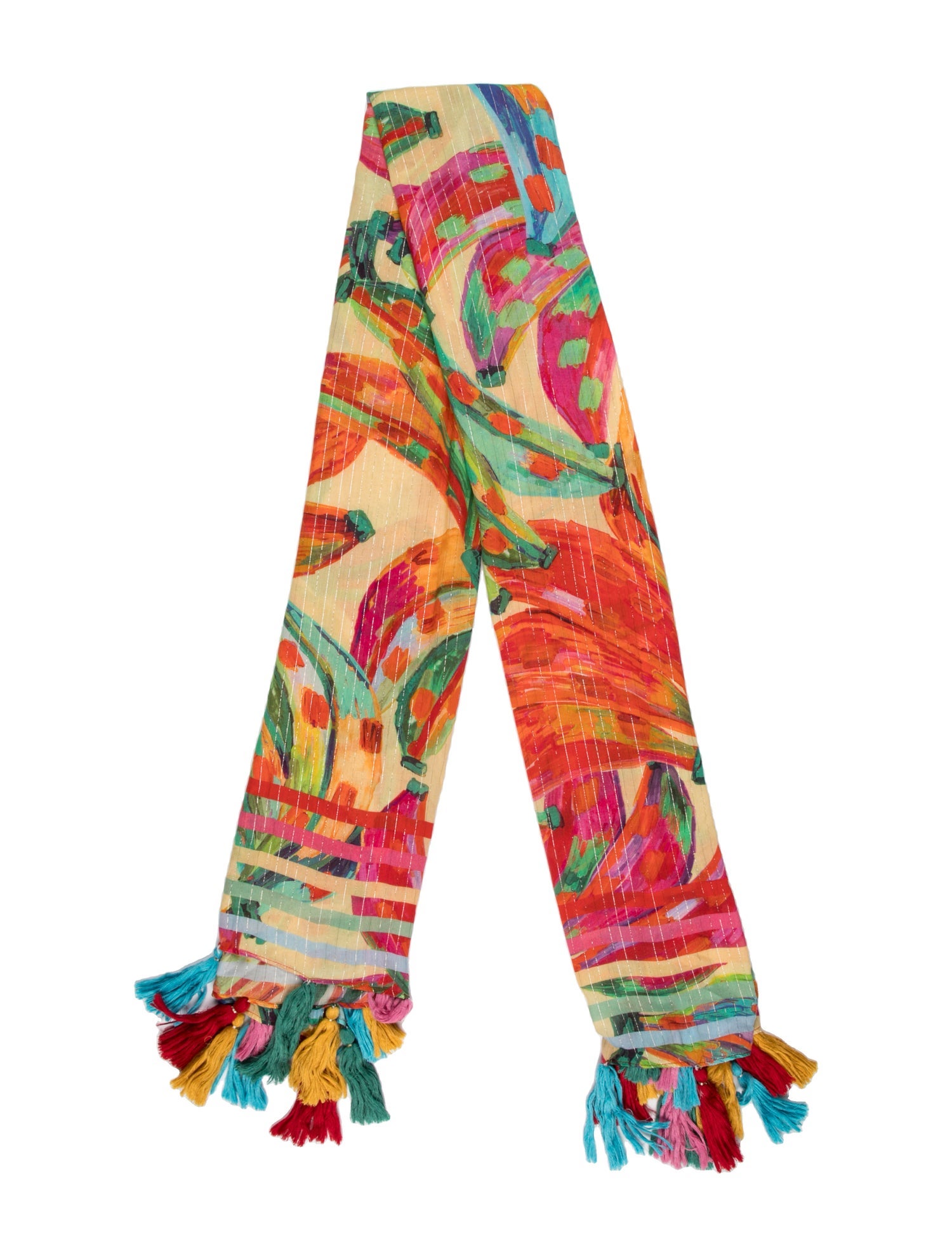 Farm Rio Floral Print Scarf