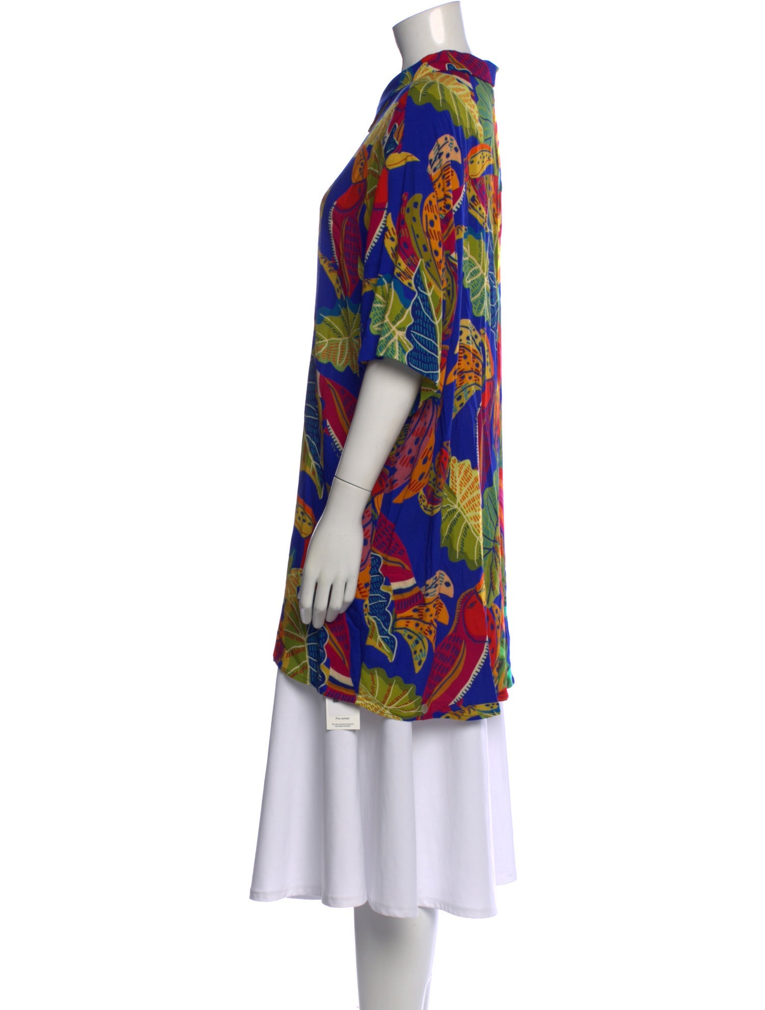 Farm Rio Printed Short Sleeve Button-Up Top