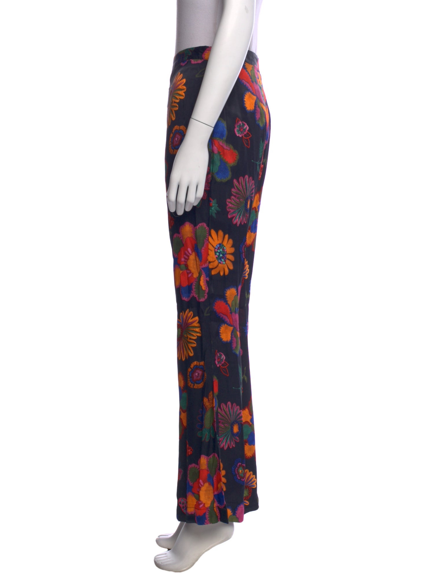 Farm Rio Floral Print Flared Pants w/ Tags