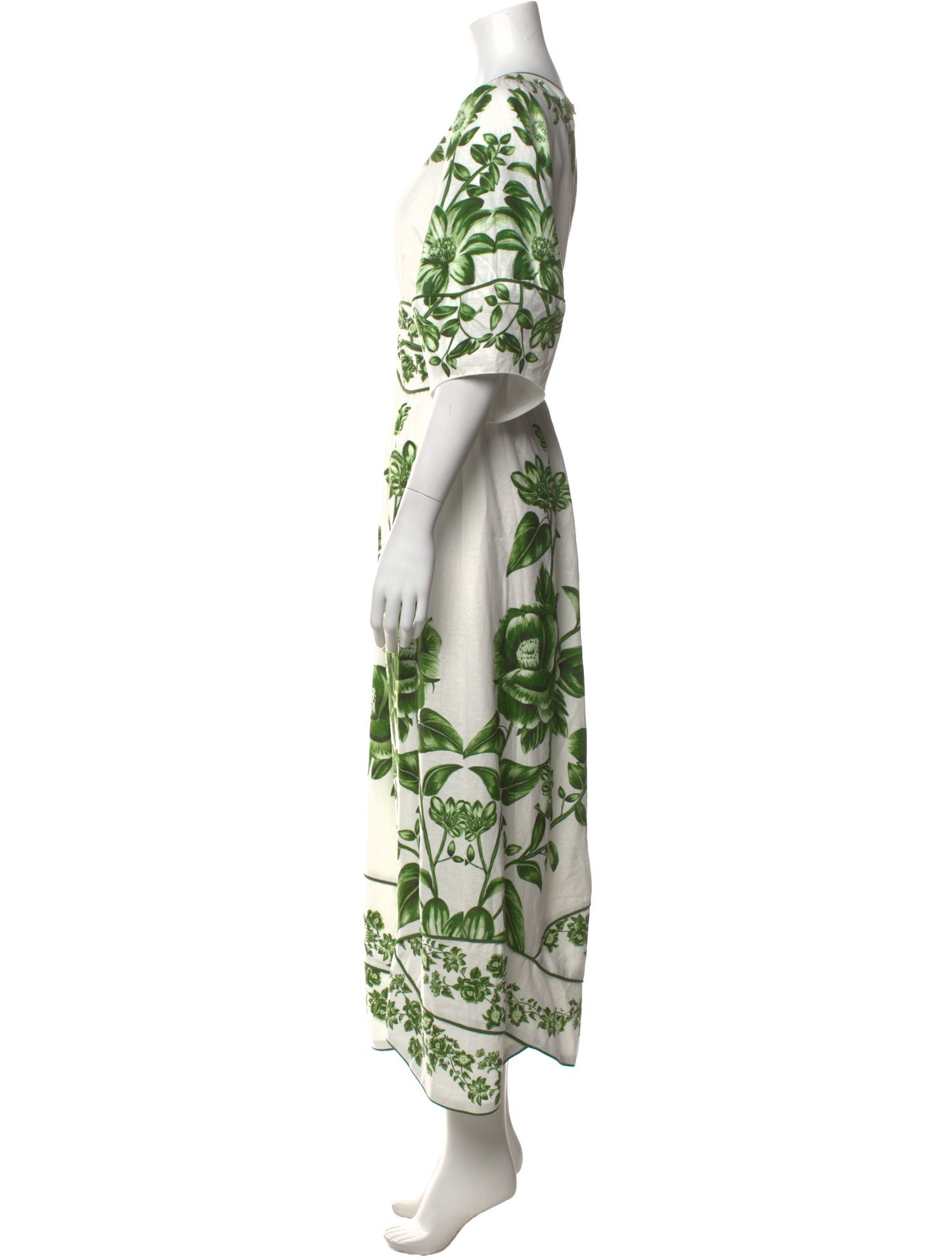 Farm Rio Floral Print Long Dress w/ Tags