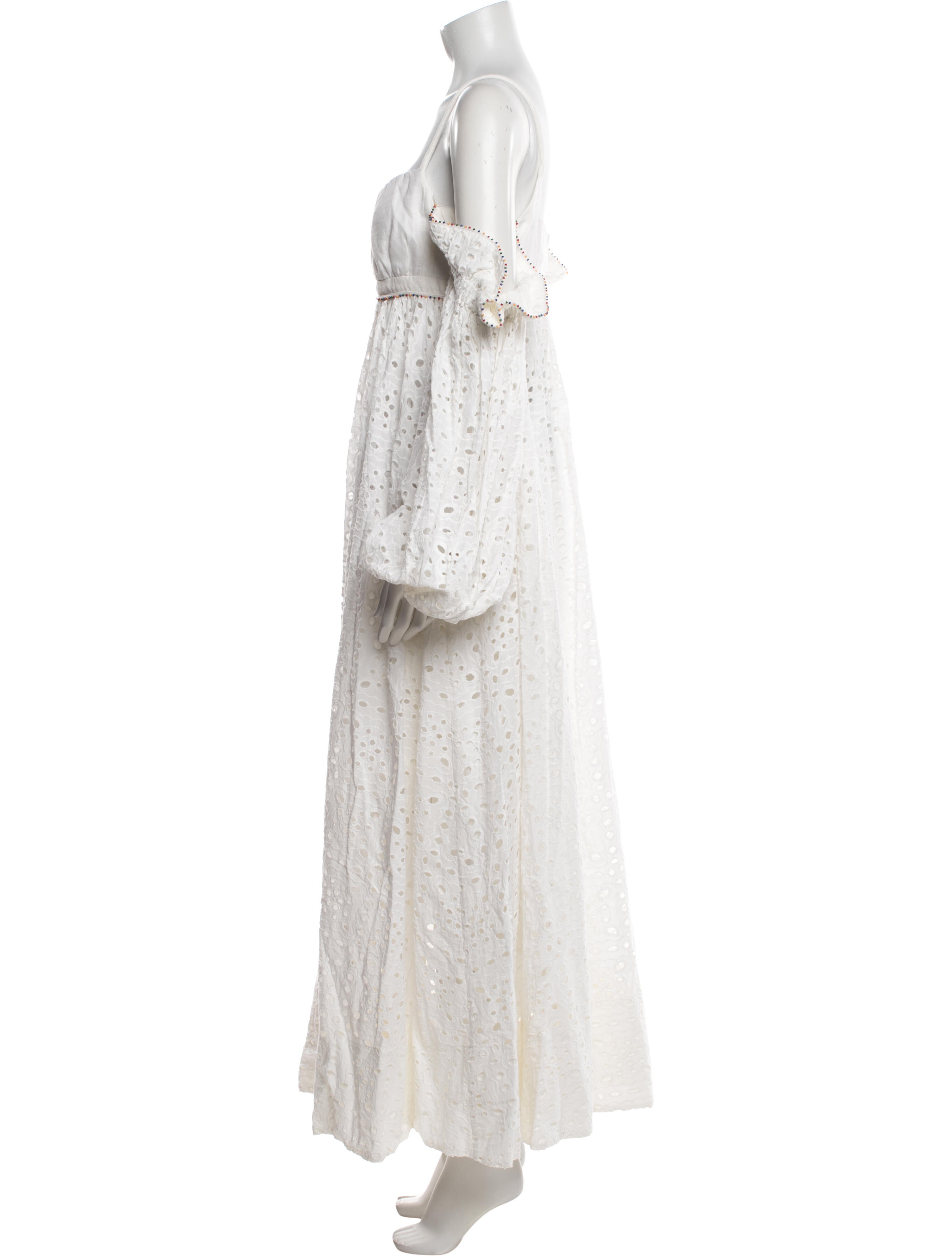 Farm Rio Eyelet Long Dress w/ Tags