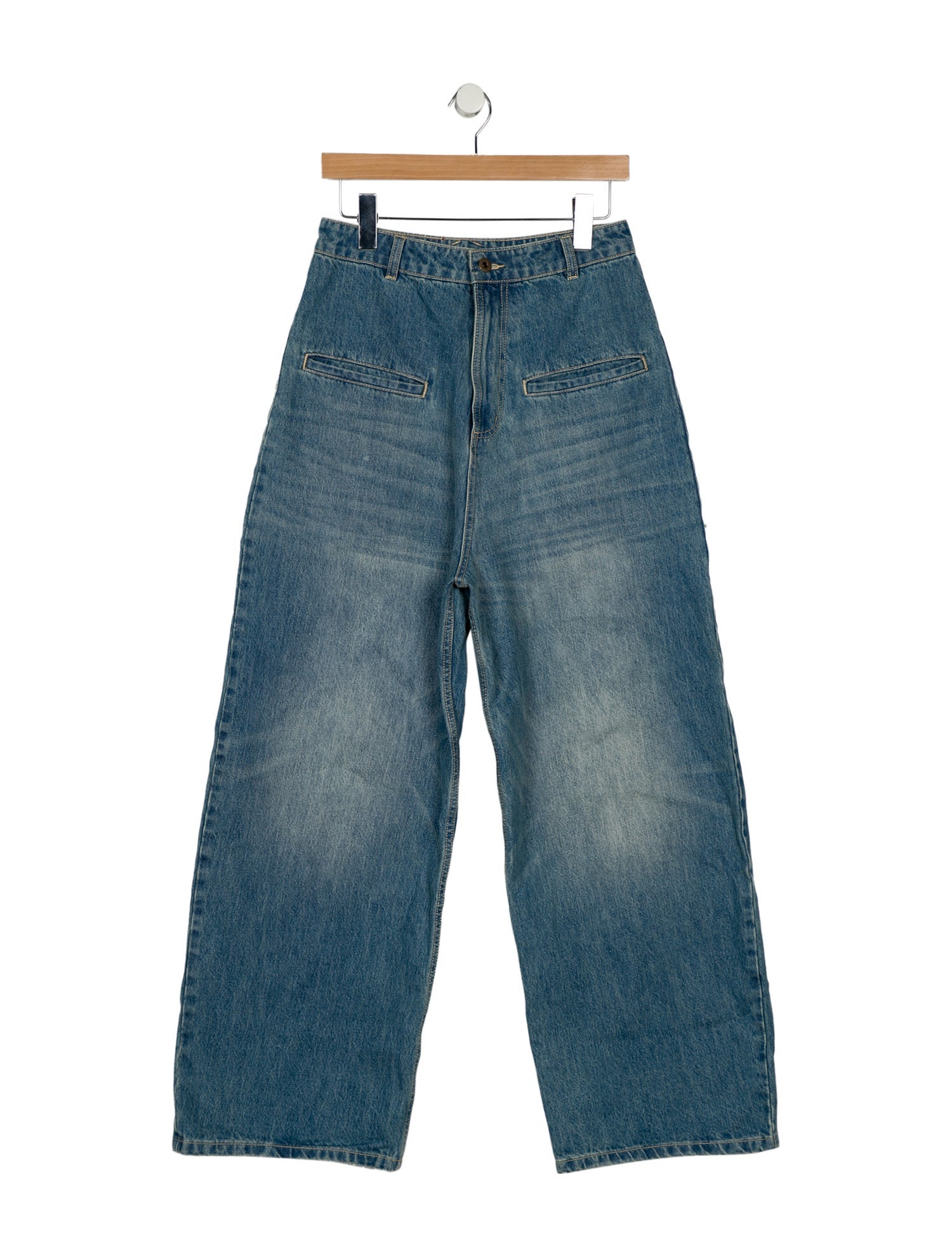 Fax Copy Express High-Rise Wide Leg Jeans