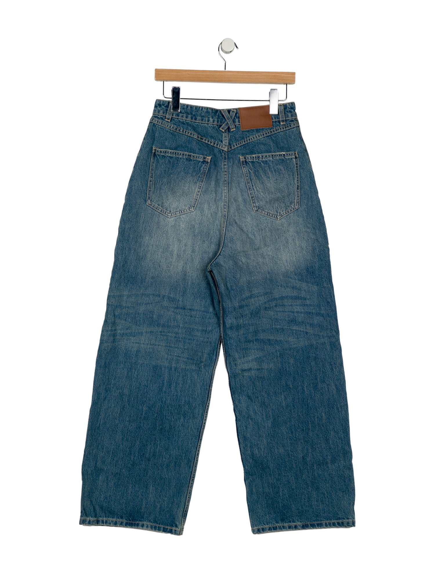 Fax Copy Express High-Rise Wide Leg Jeans
